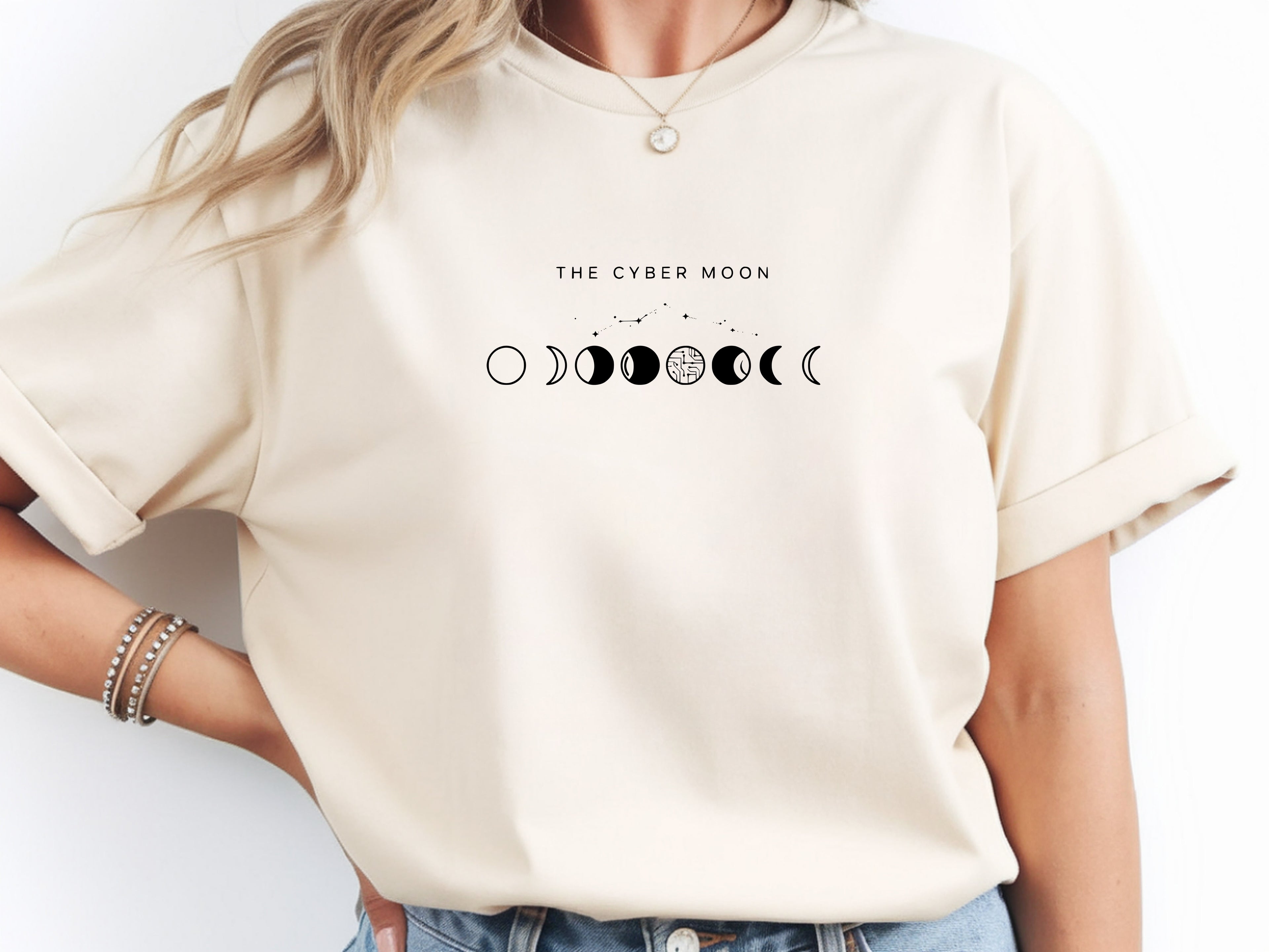 The Cyber Moon tee