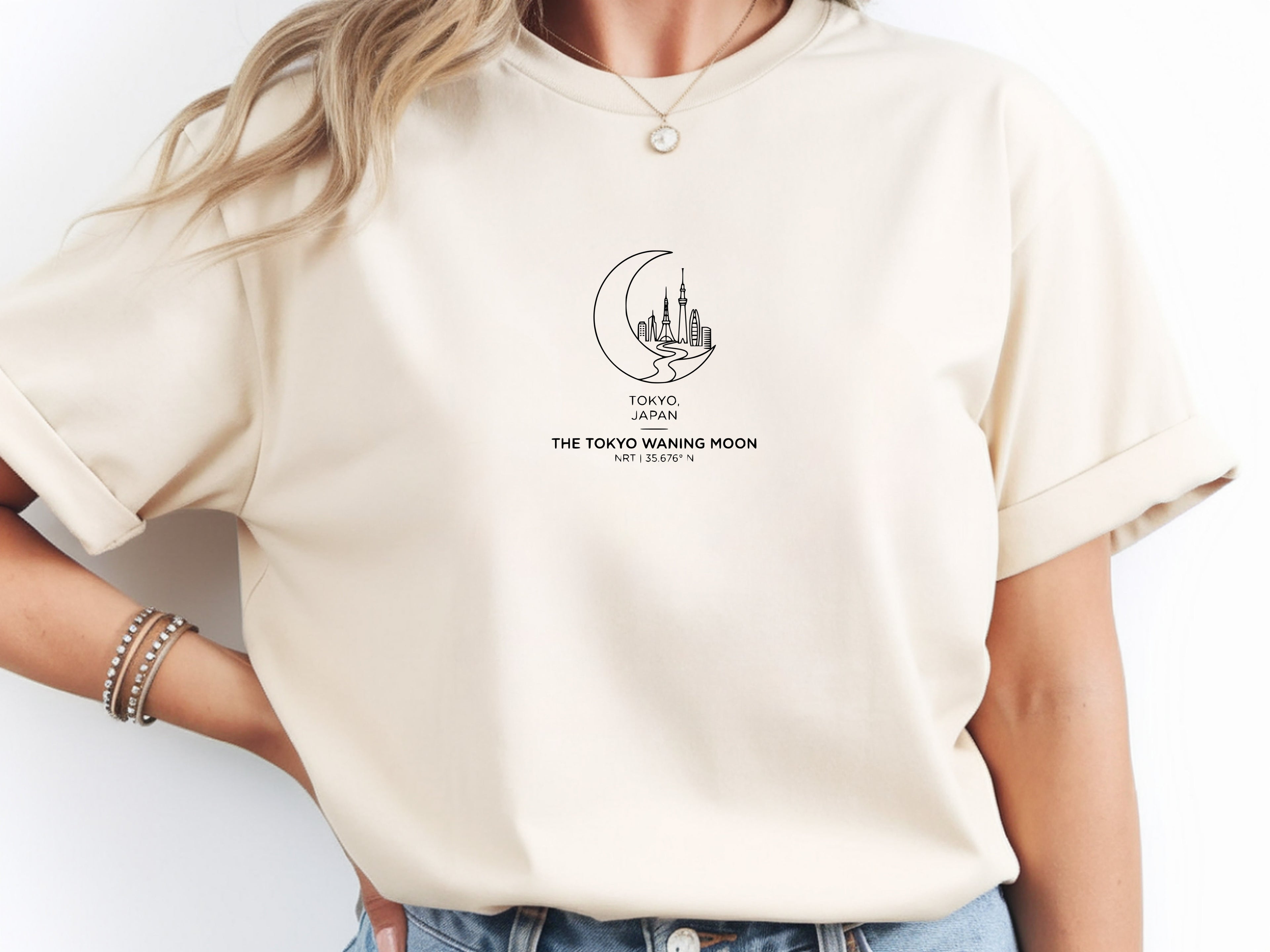 The Tokyo Waning Moon Japan Tee