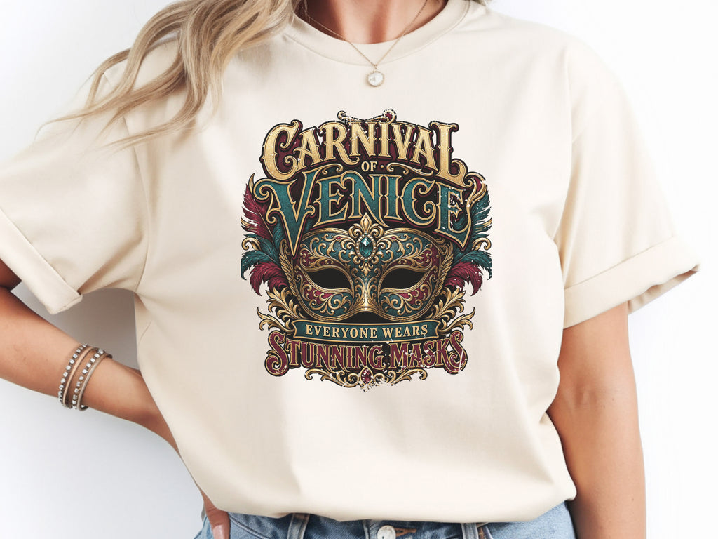 Carnival of Venice Mask T-Shirt
