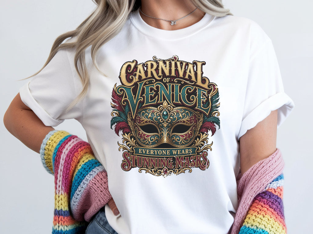 Carnival of Venice Mask T-Shirt