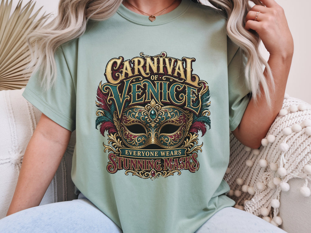 Carnival of Venice Mask T-Shirt