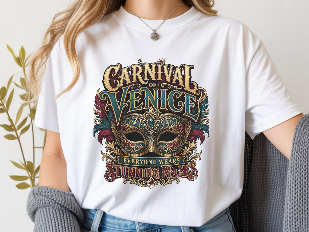 Carnival of Venice Mask T-Shirt