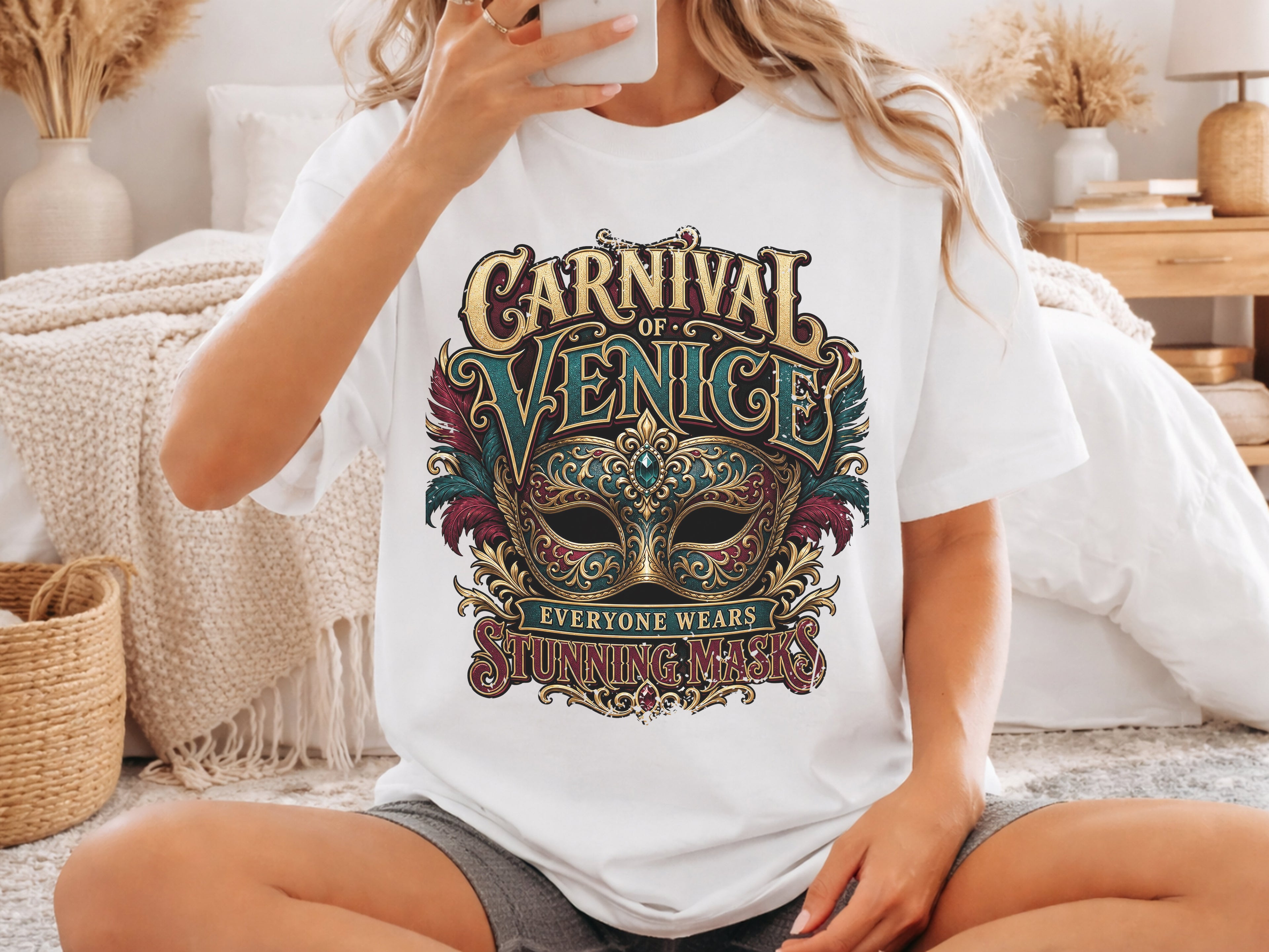 Carnival of Venice Mask T-Shirt
