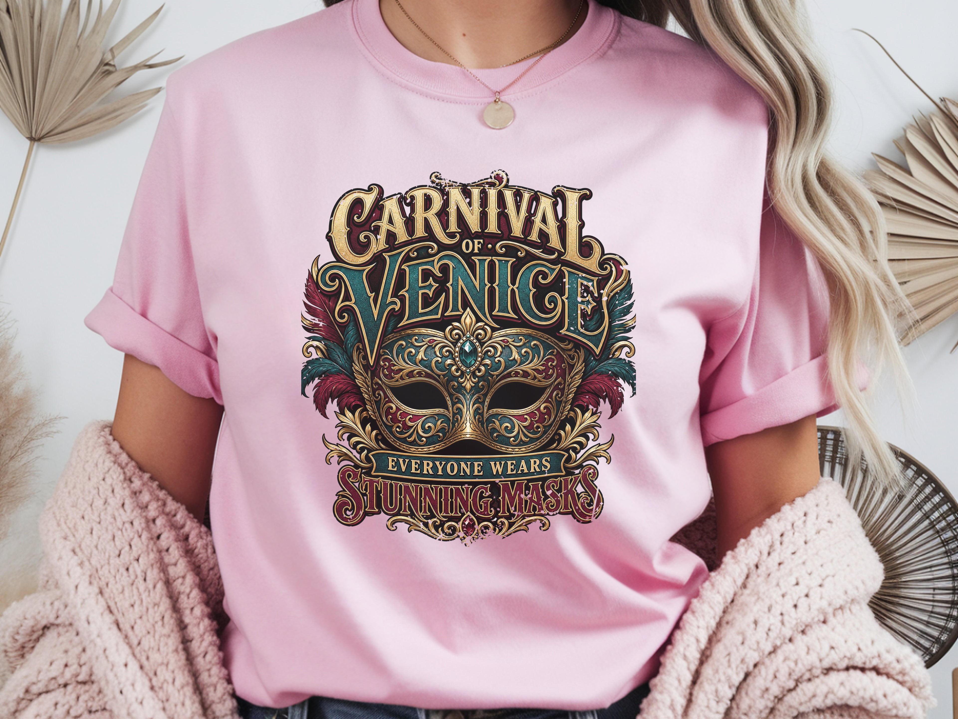 Carnival of Venice Mask T-Shirt