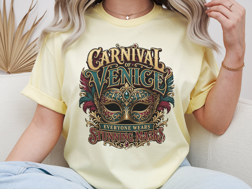 Carnival of Venice Mask T-Shirt