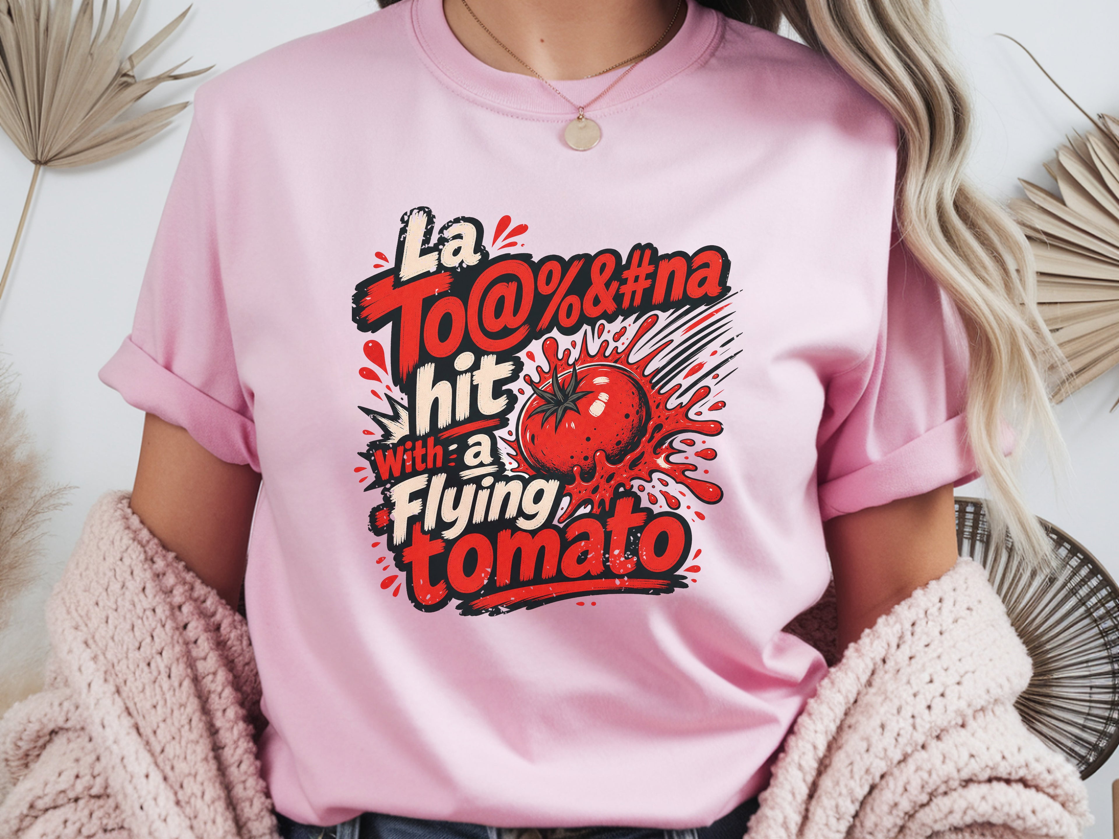 La Tomatina (Buñol) Hit Flying Tomato Tee