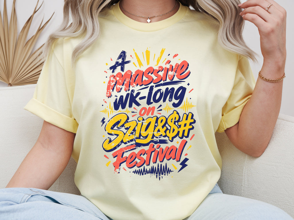 Massive Week-Long Sziget Festival (Budapest) tee