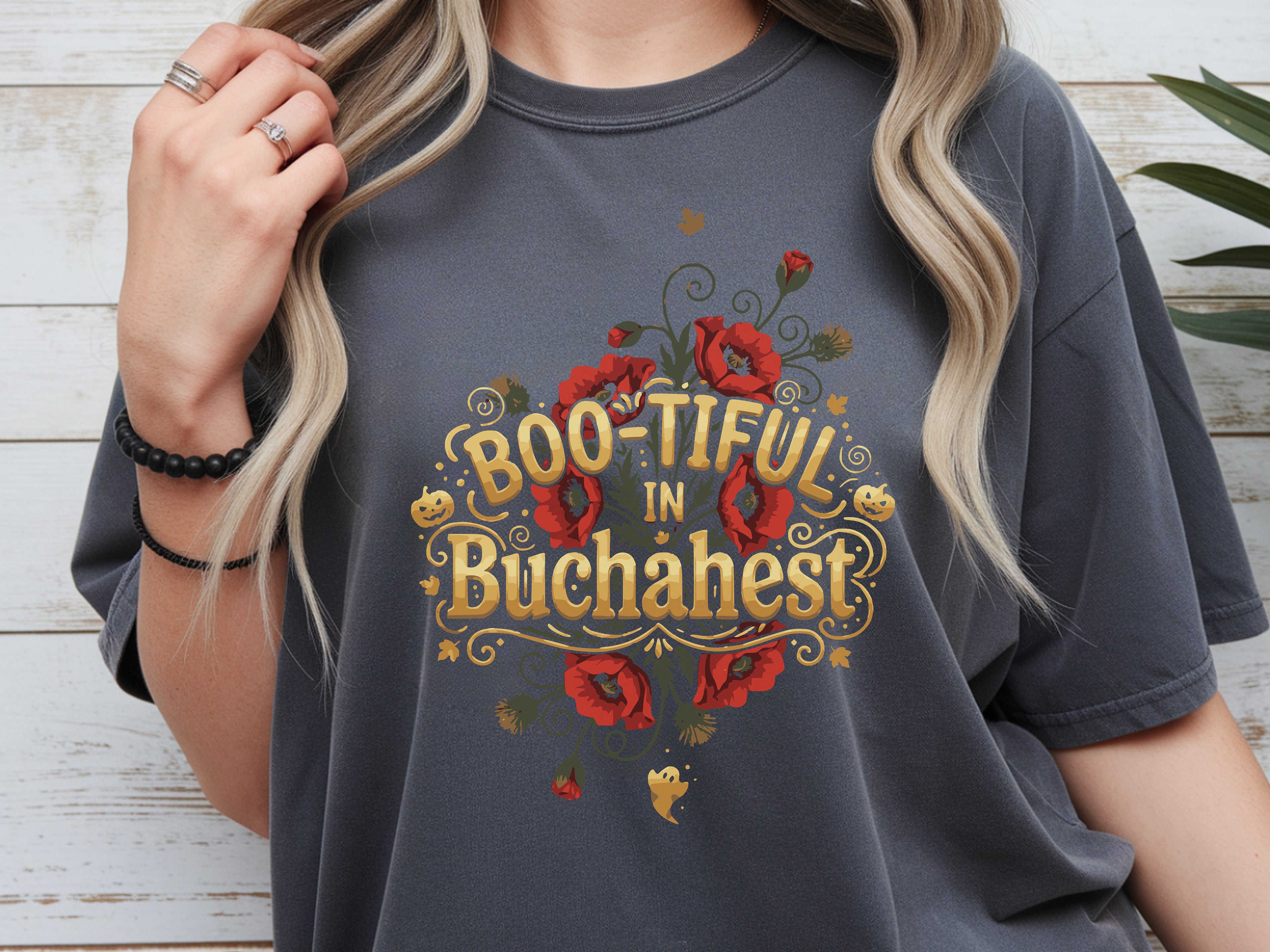 Bucharest Floral Poppy Shirt