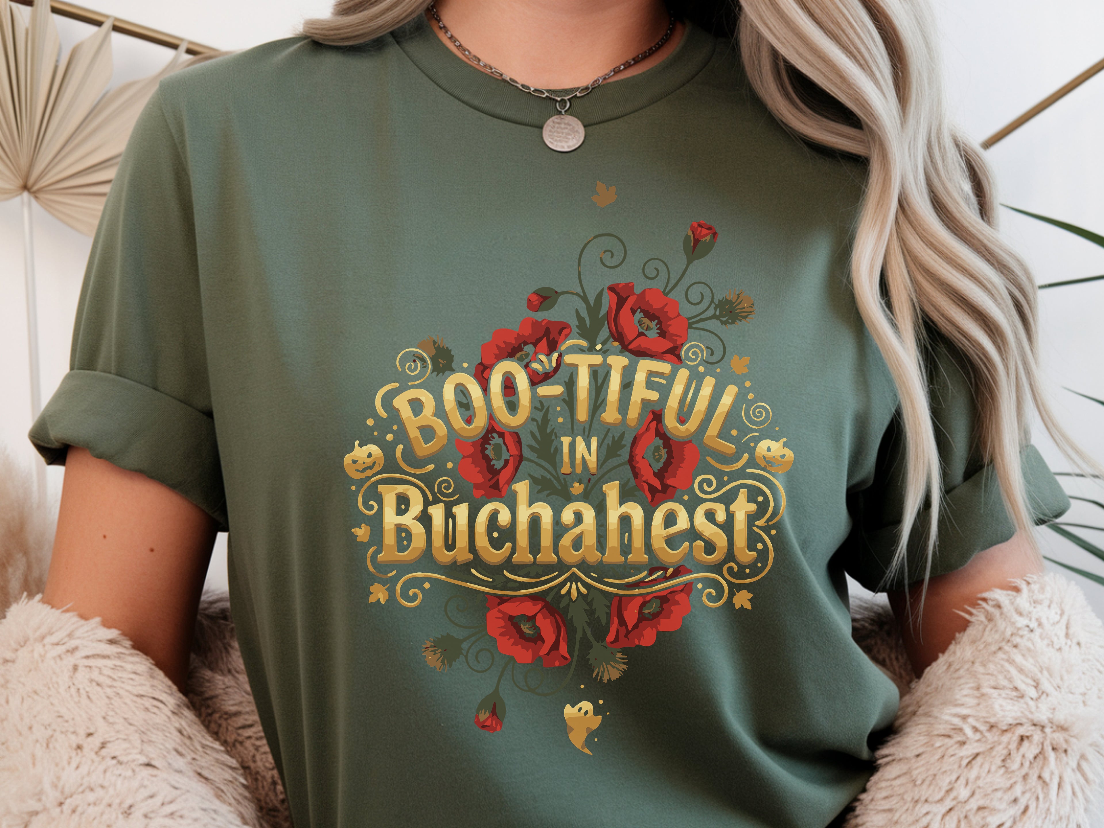 Bucharest Floral Poppy Shirt