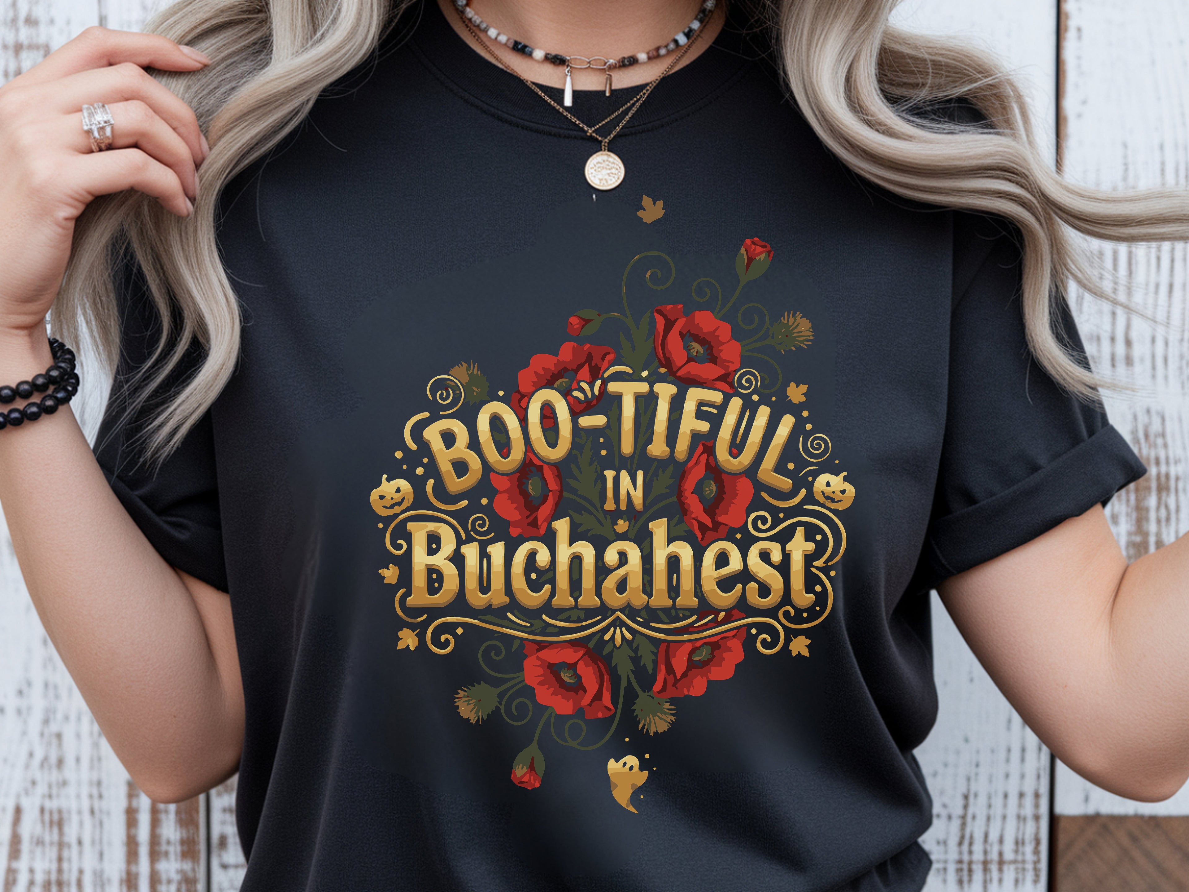 Bucharest Floral Poppy Shirt