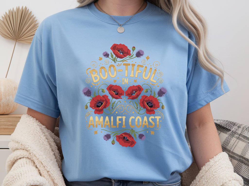 Amalfi Coast Botanical Wreath Tshirt