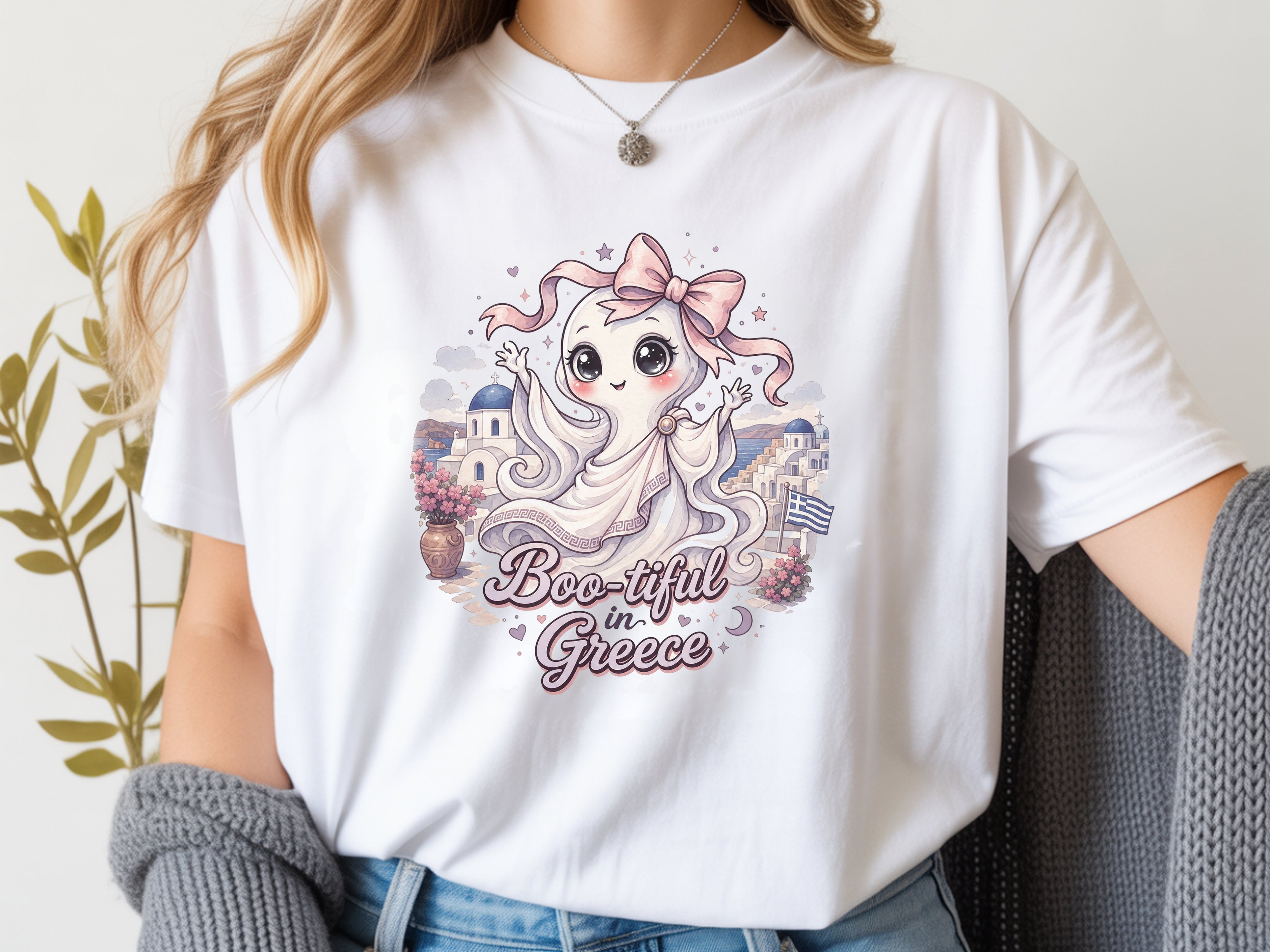 Greece Cute Travel Ghost Shirt