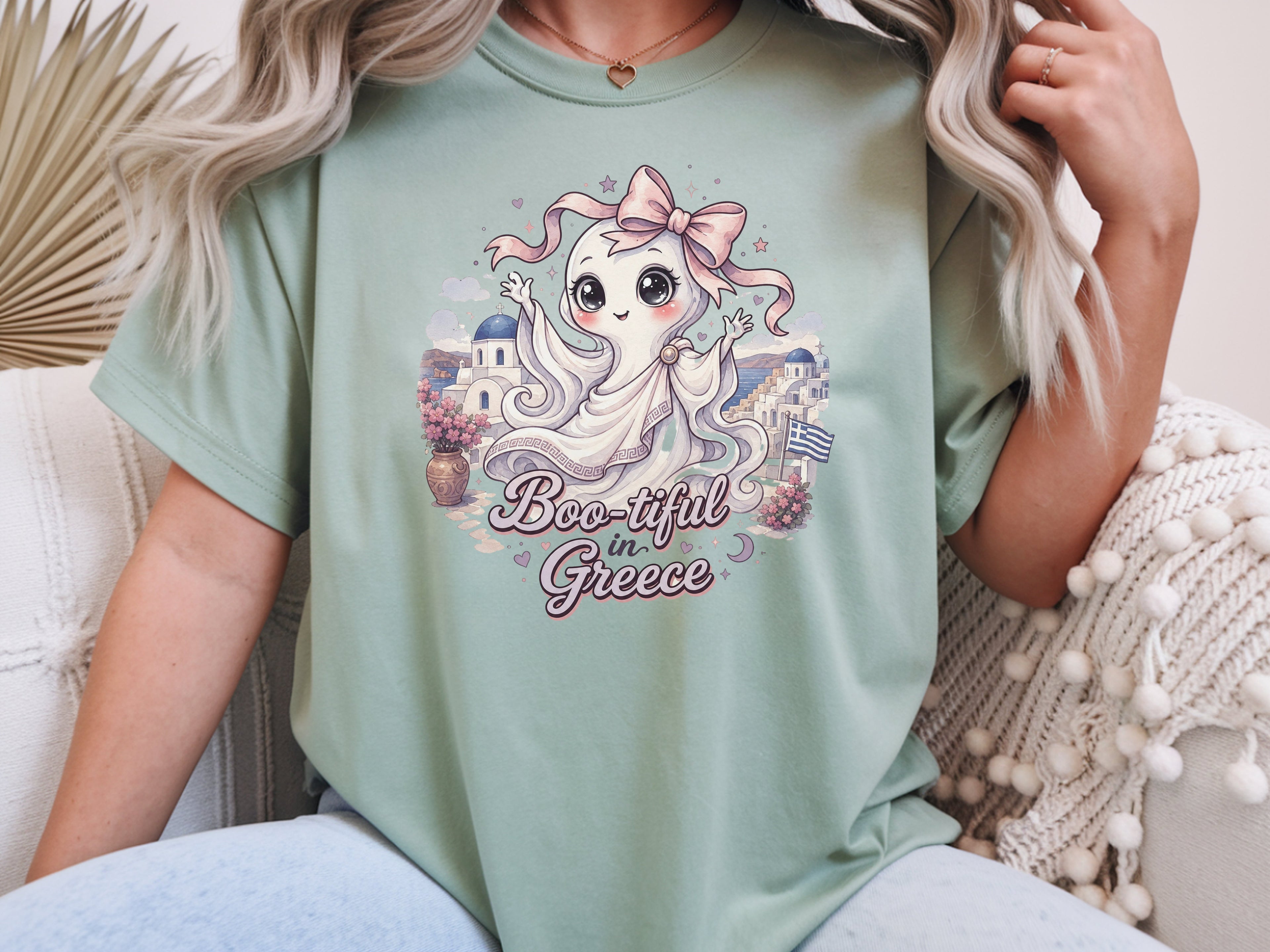 Greece Cute Travel Ghost Shirt