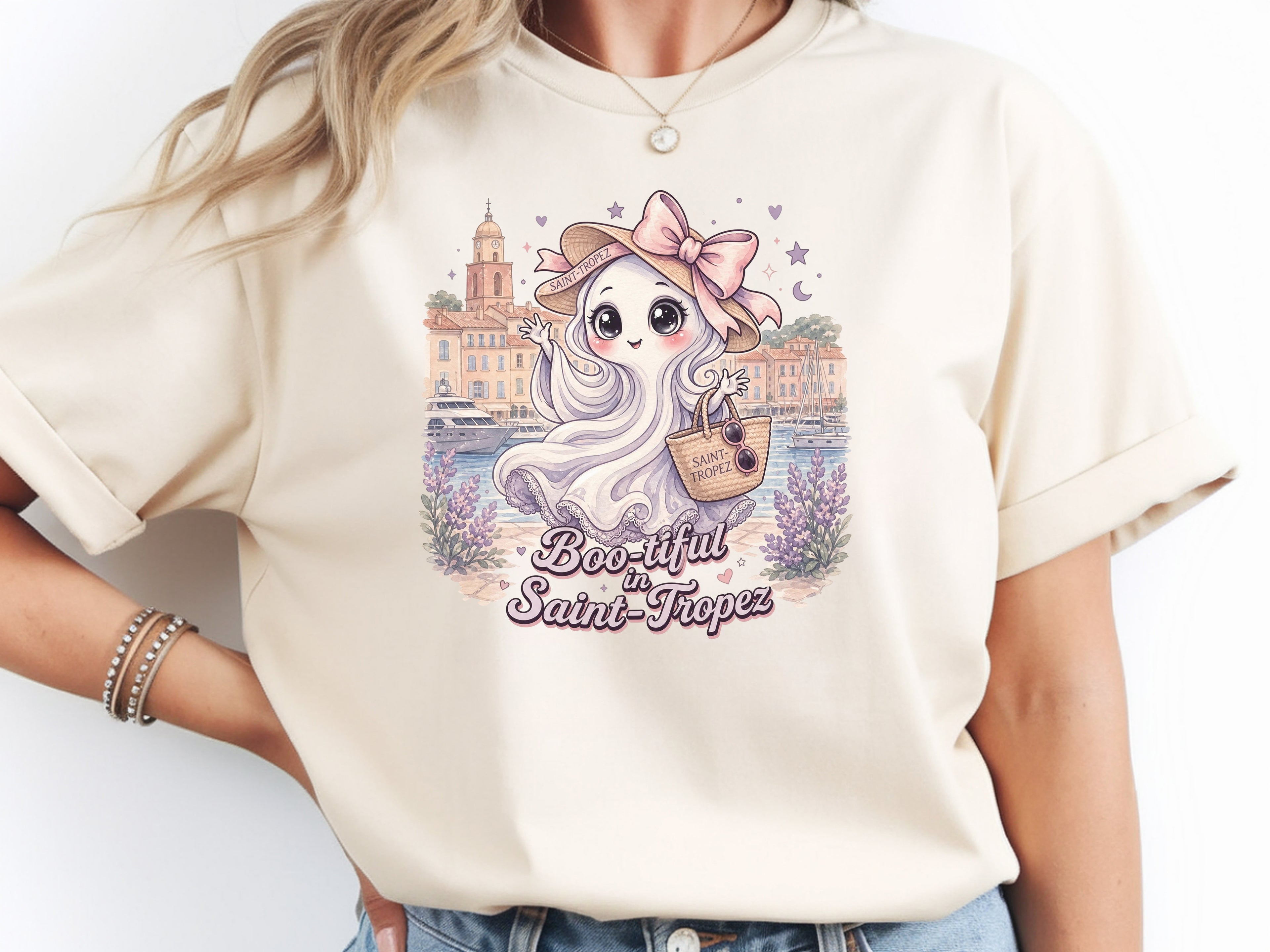 Saint Tropez Coquette Ghost Tshirt