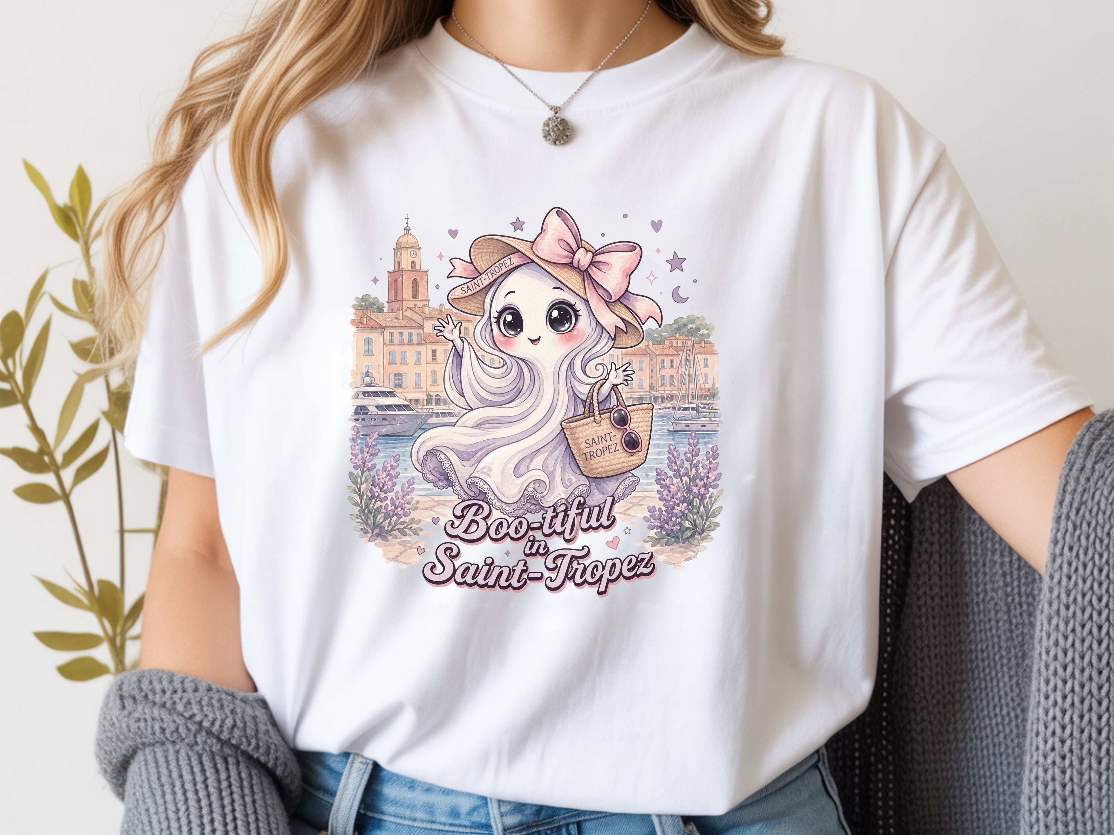 Saint Tropez Coquette Ghost Tshirt