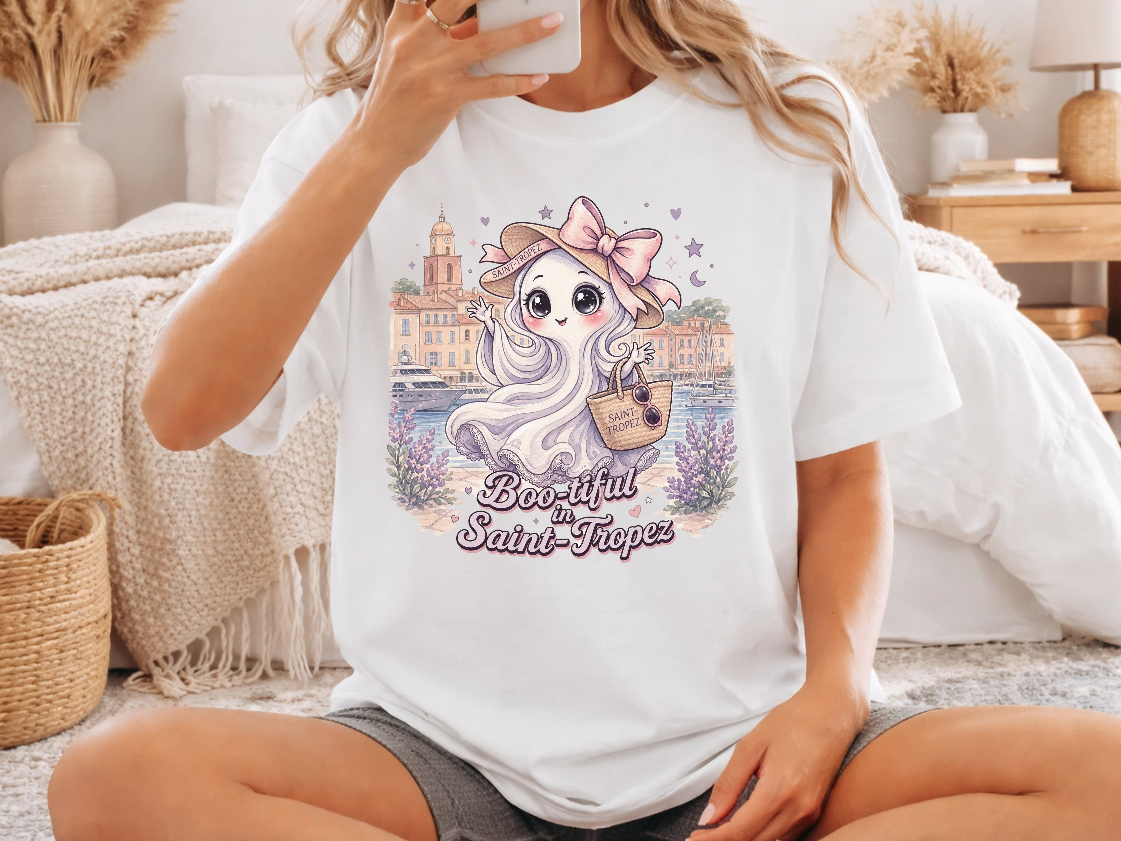 Saint Tropez Coquette Ghost Tshirt