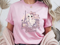 France Pink Paris Ghost Tee