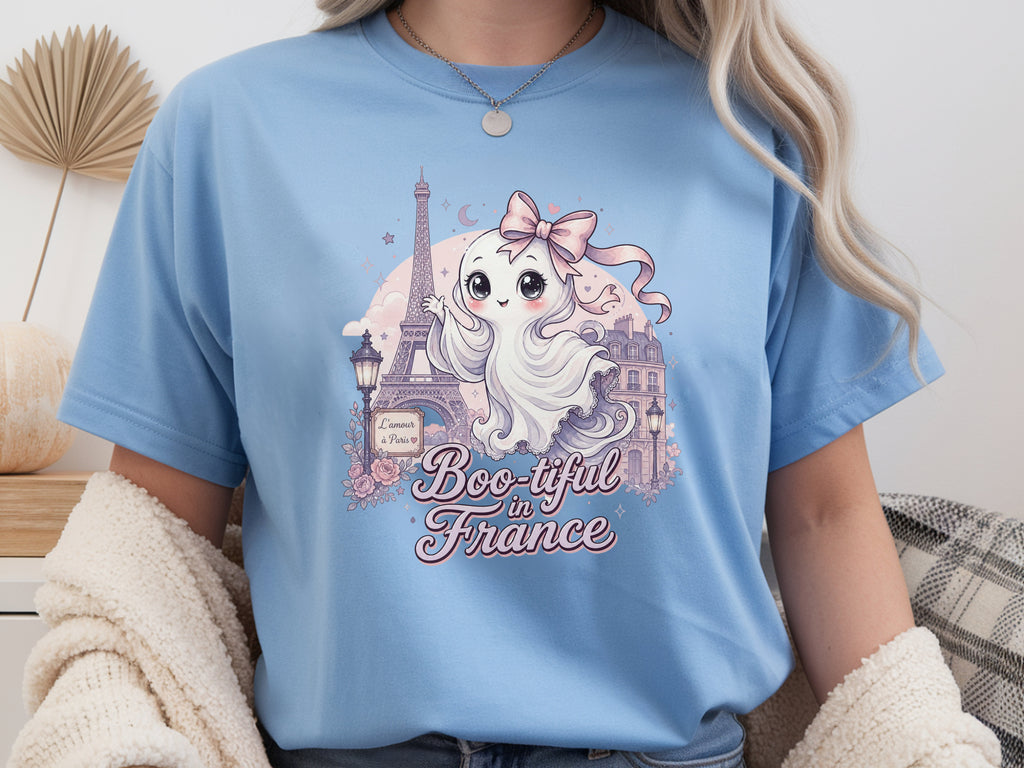 France Pink Paris Ghost Tee