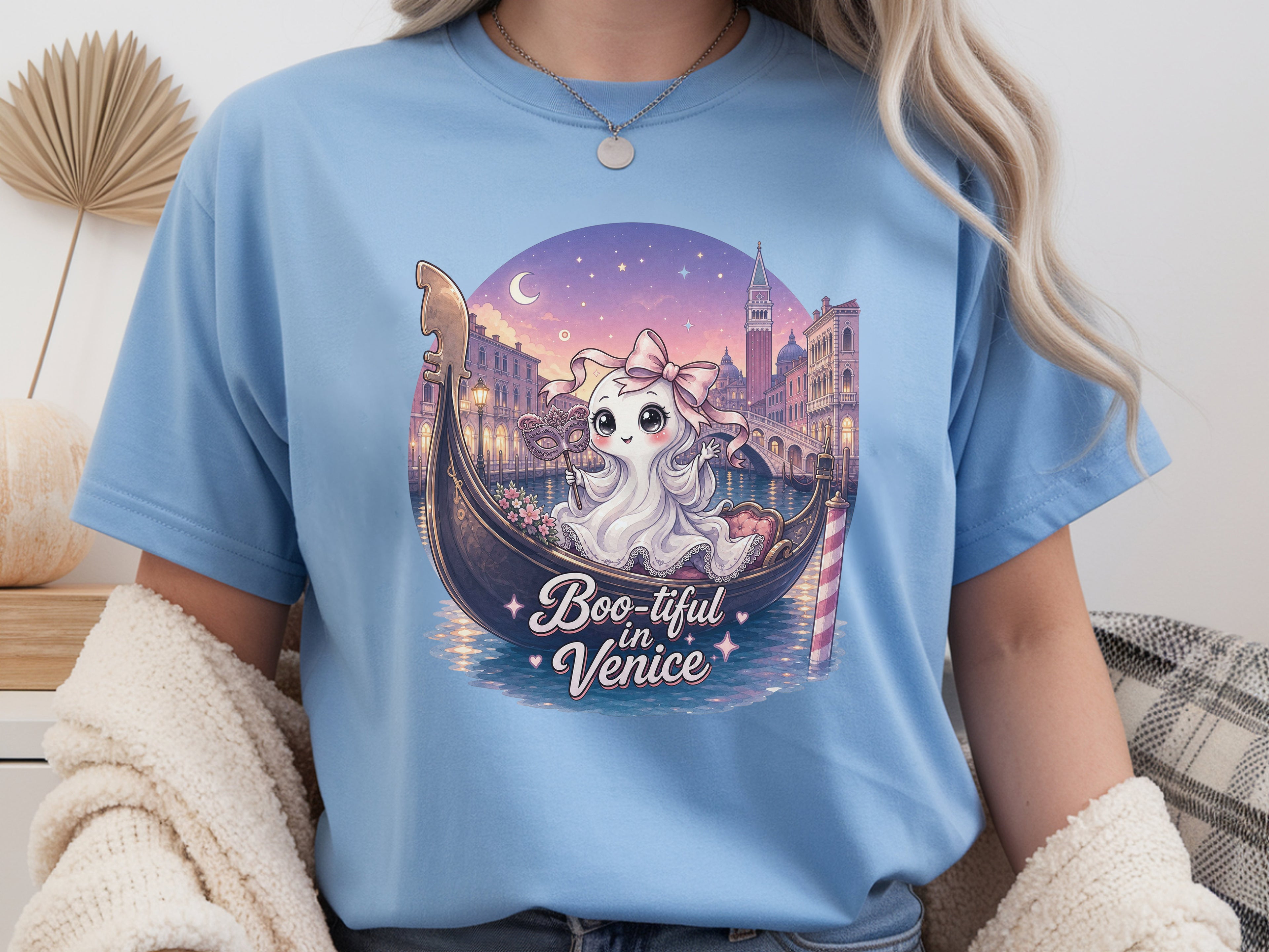 Venice Romantic Gondola Ghost Tee