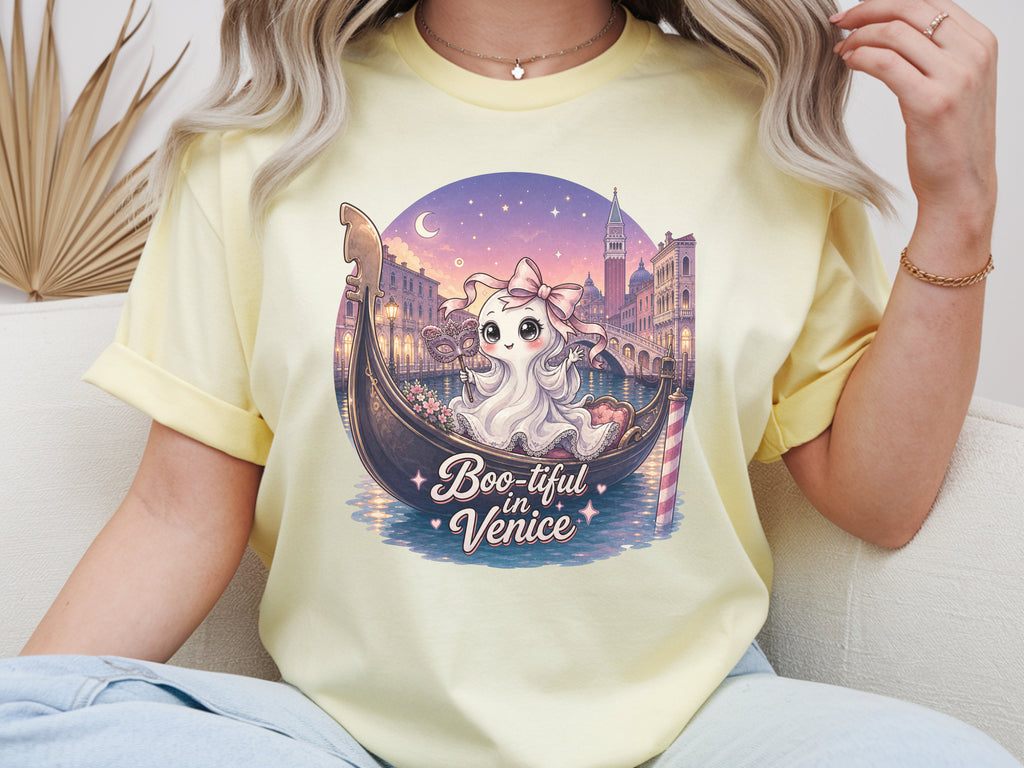 Venice Romantic Gondola Ghost Tee