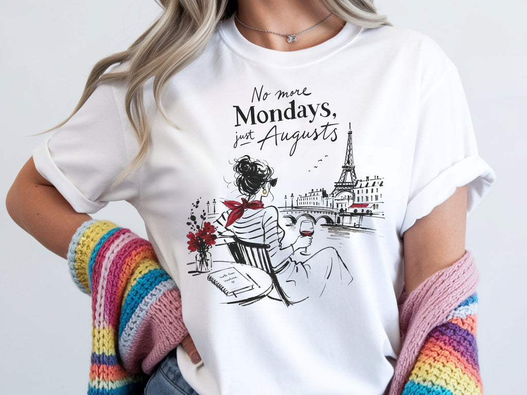 Paris Balcony Eiffel Tower Tshirt Gift For Romance Lover Parisian Summer Top