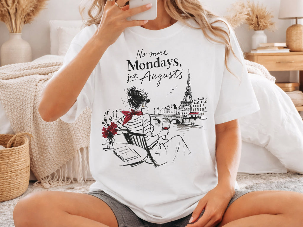 Paris Balcony Eiffel Tower Tshirt Gift For Romance Lover Parisian Summer Top