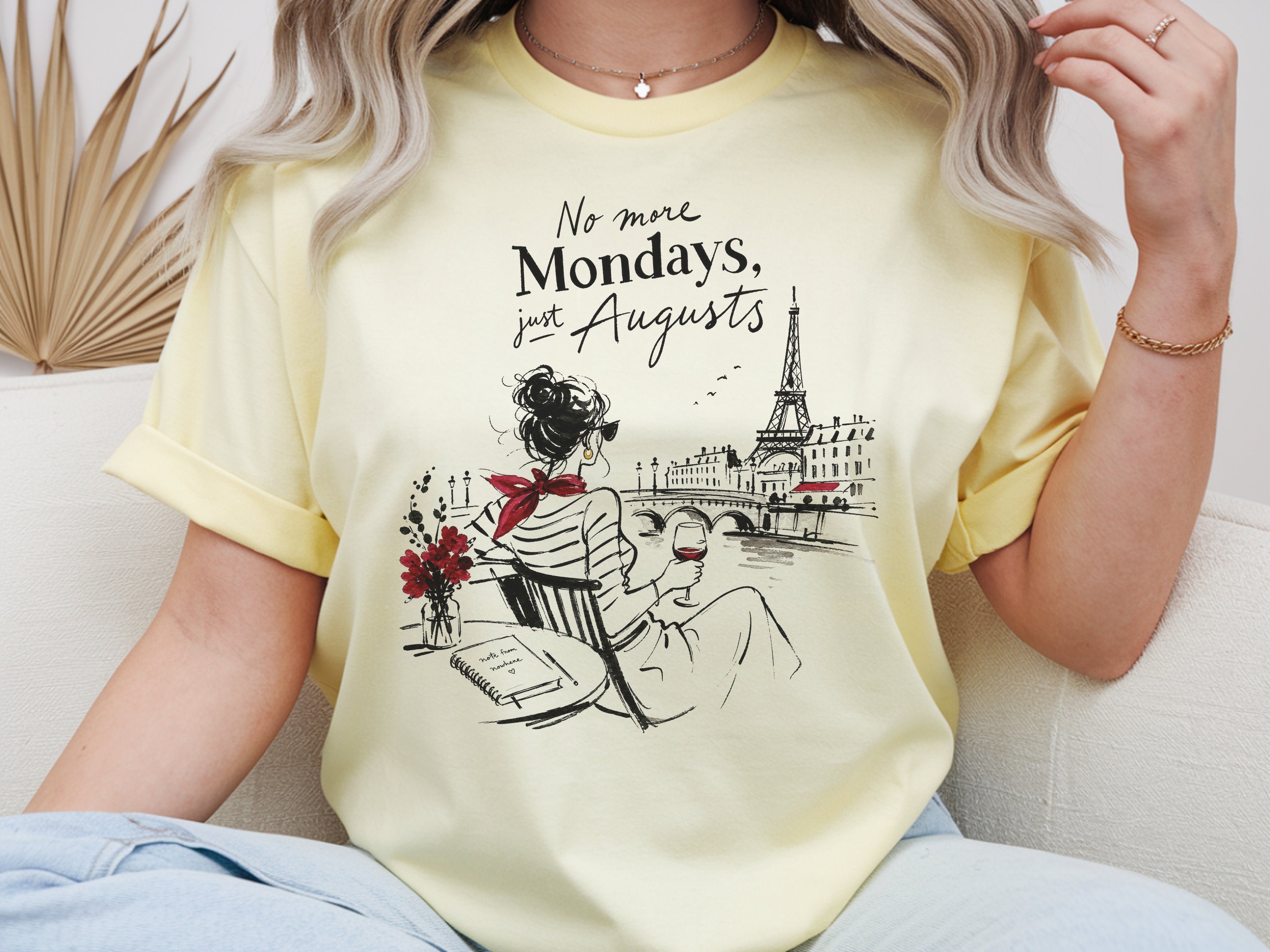 Paris Balcony Eiffel Tower Tshirt Gift For Romance Lover Parisian Summer Top