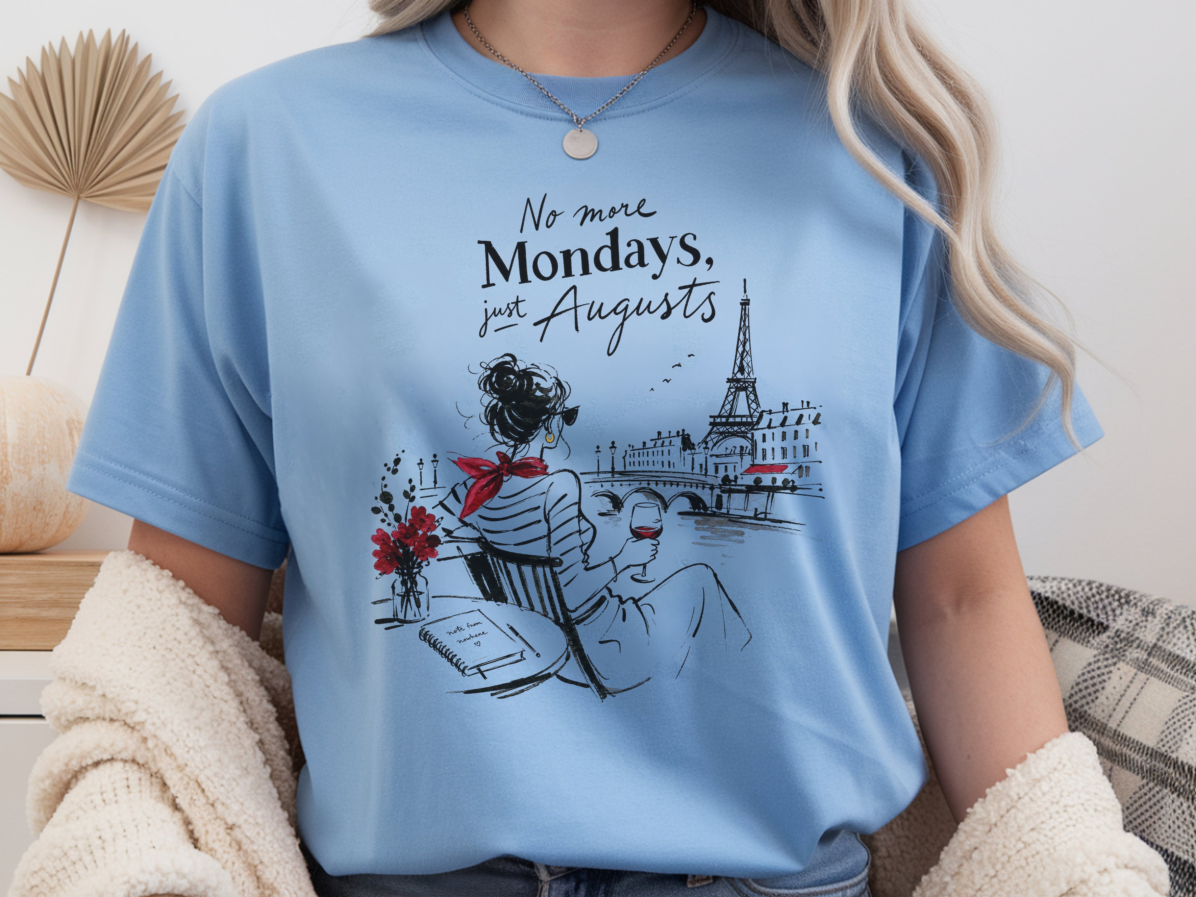 Paris Balcony Eiffel Tower Tshirt Gift For Romance Lover Parisian Summer Top