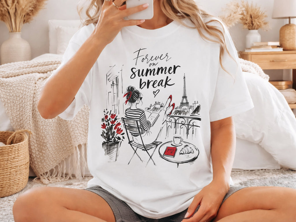 Paris Balcony Eiffel Tower Tshirt