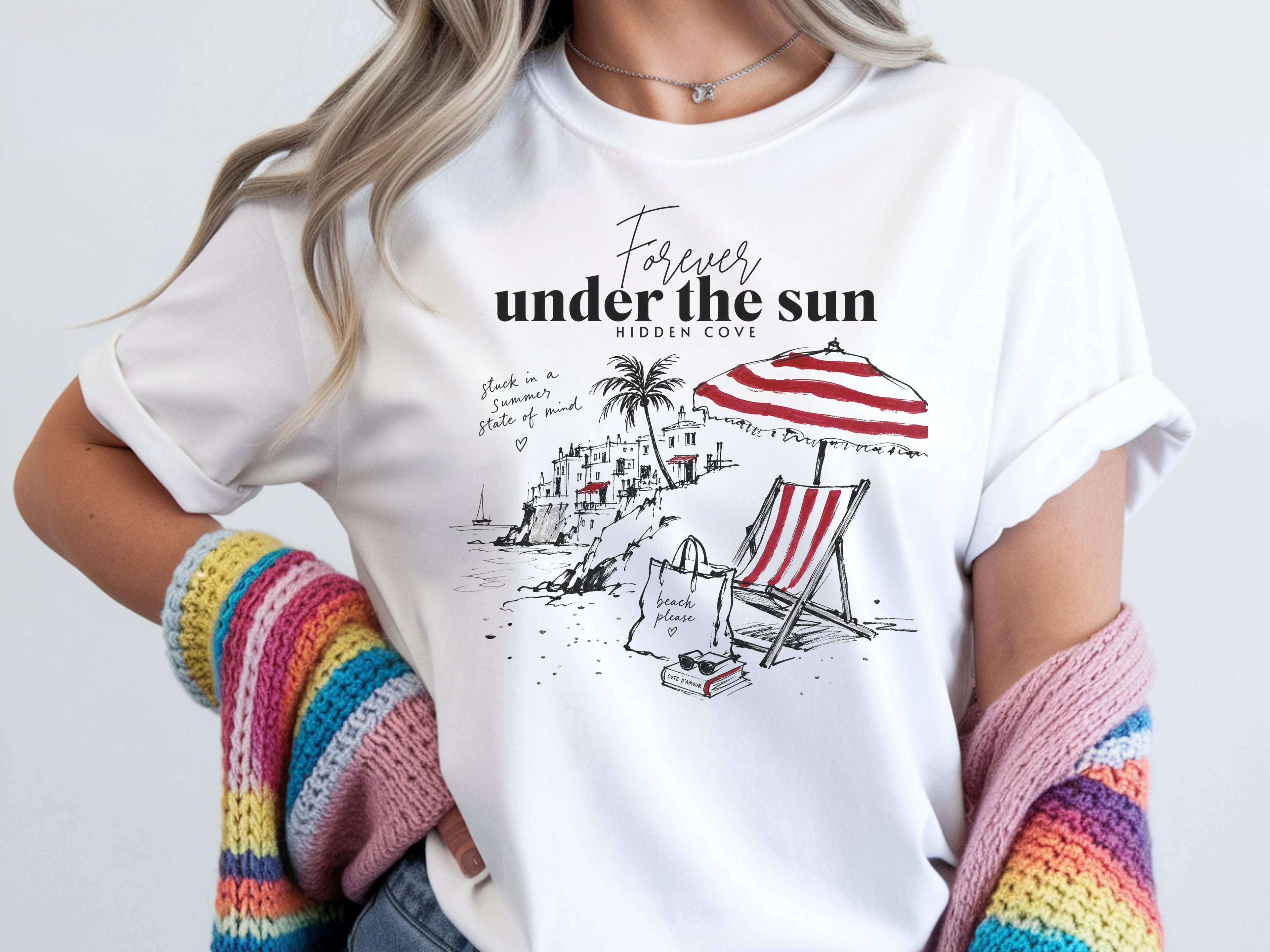 Mediterranean Coastal Beach Shirt