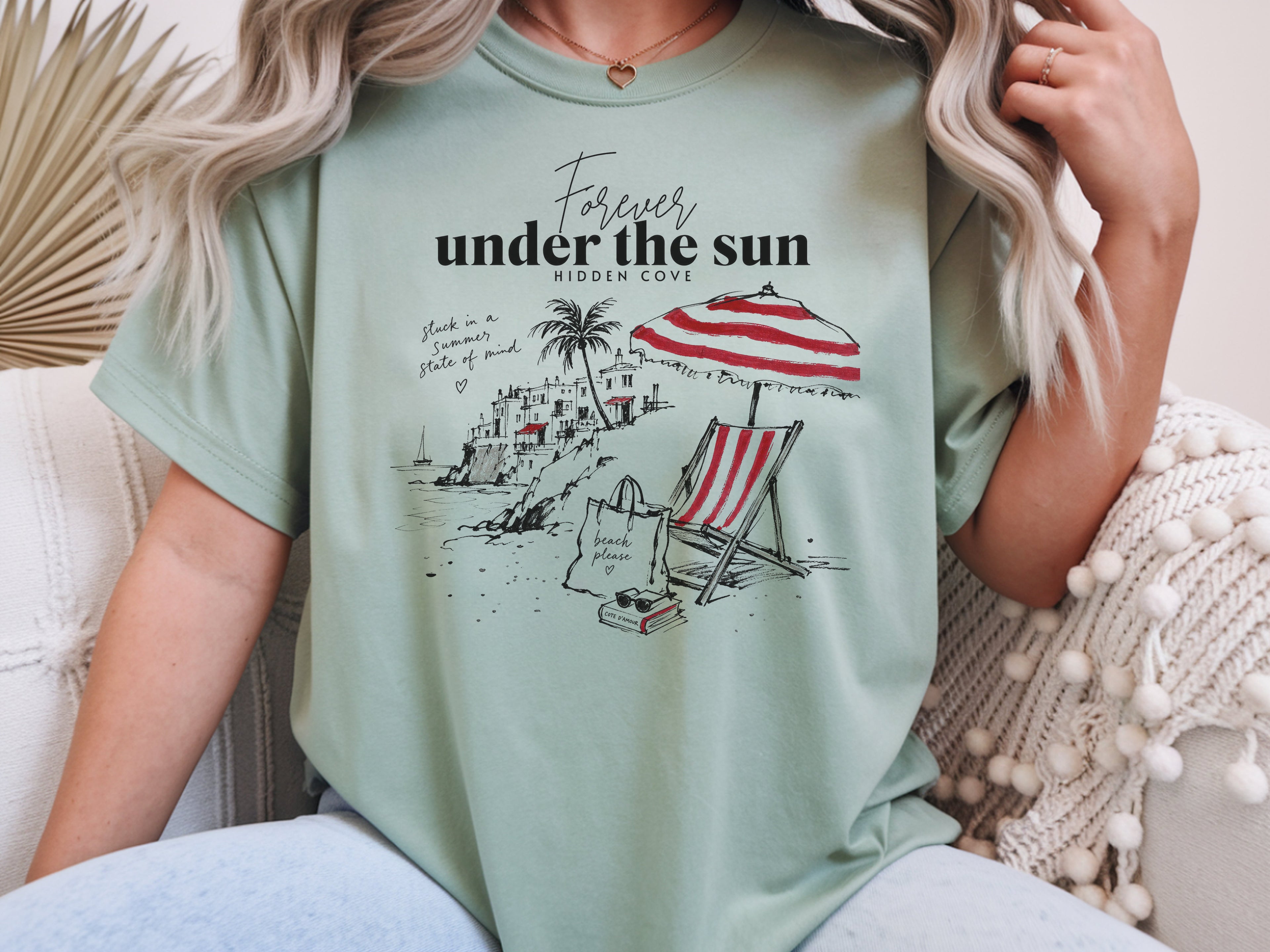 Mediterranean Coastal Beach Shirt