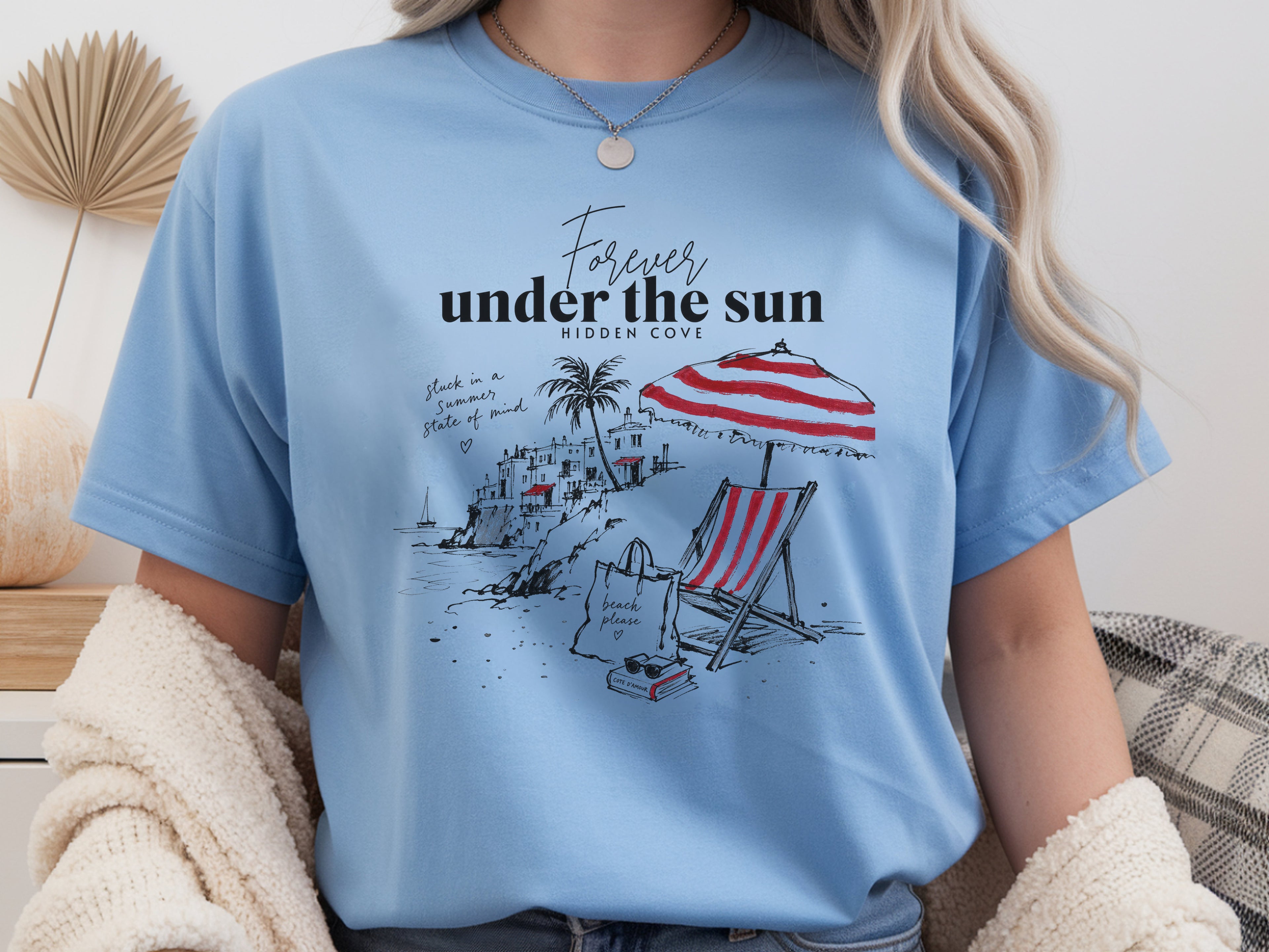 Mediterranean Coastal Beach Shirt