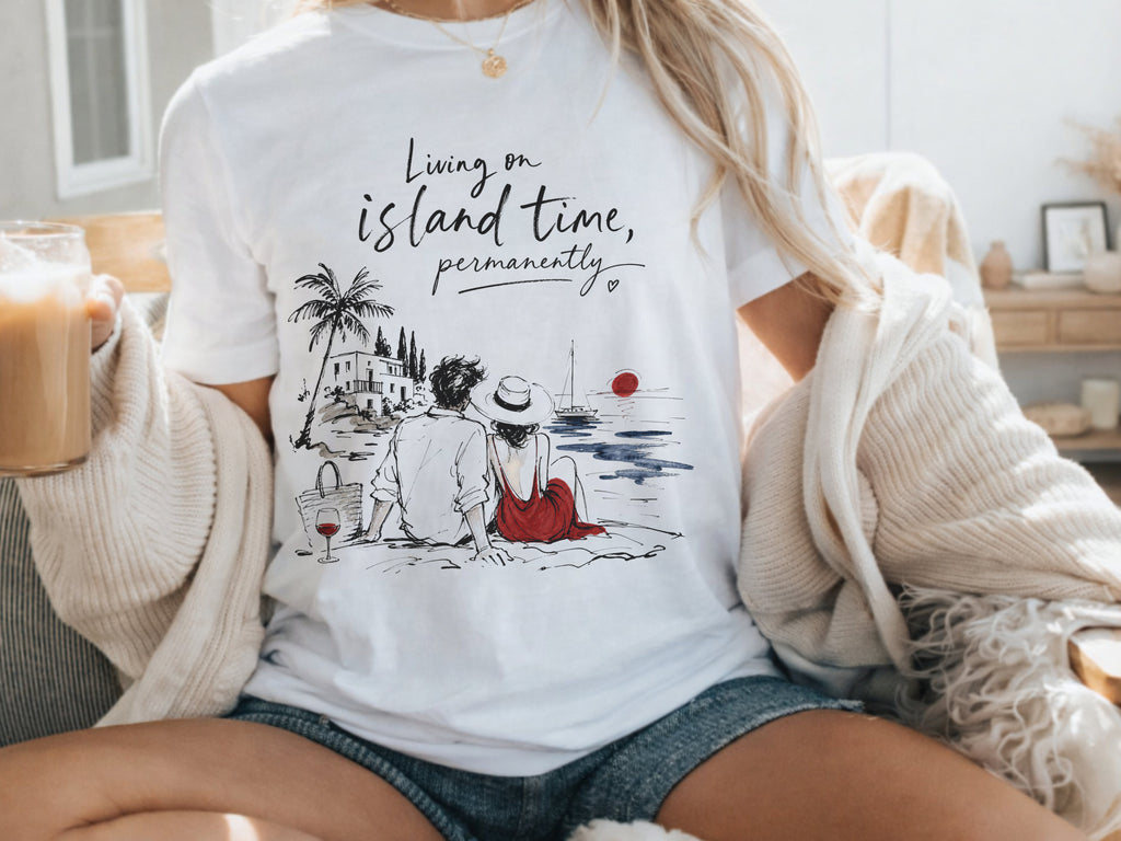 Mediterranean Coastal Beach Shirt