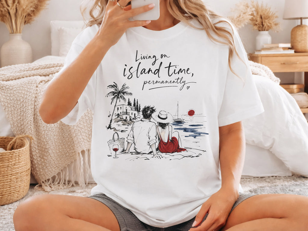 Mediterranean Coastal Beach Shirt