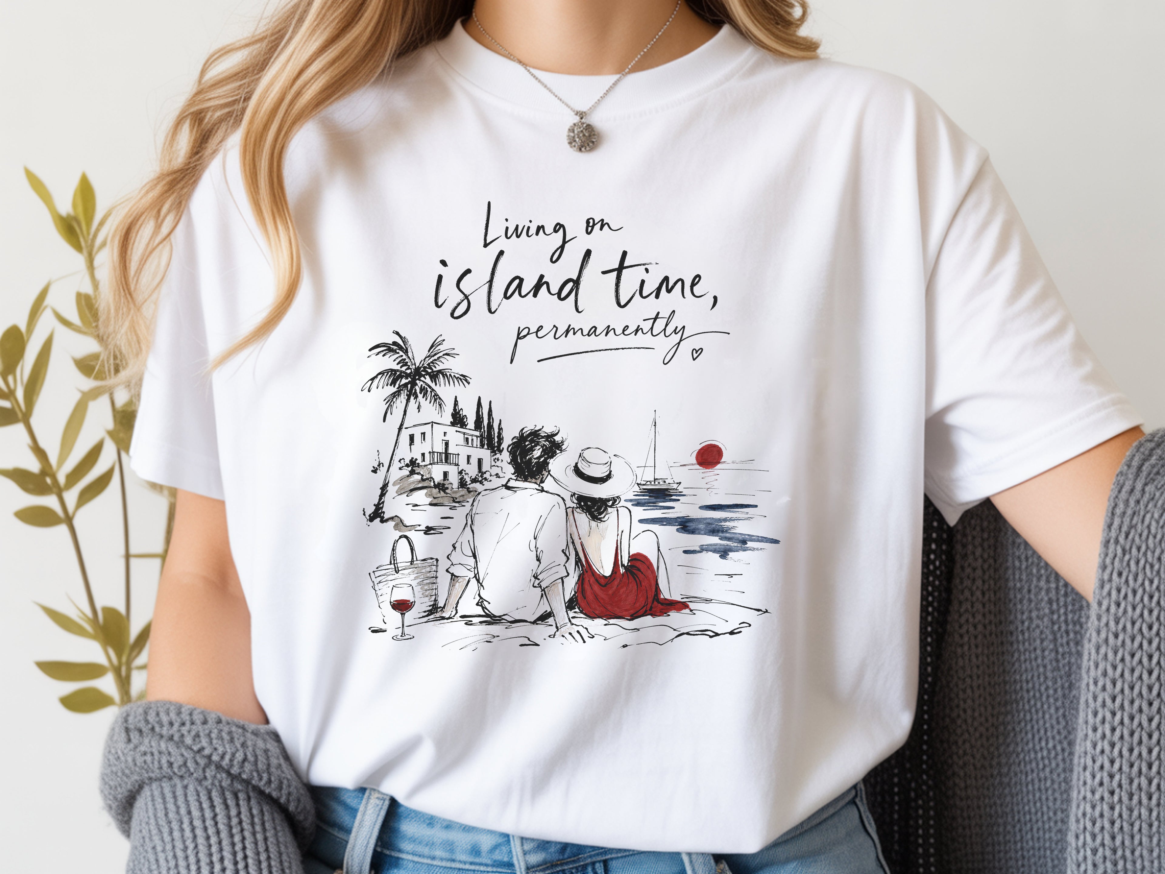 Mediterranean Coastal Beach Shirt