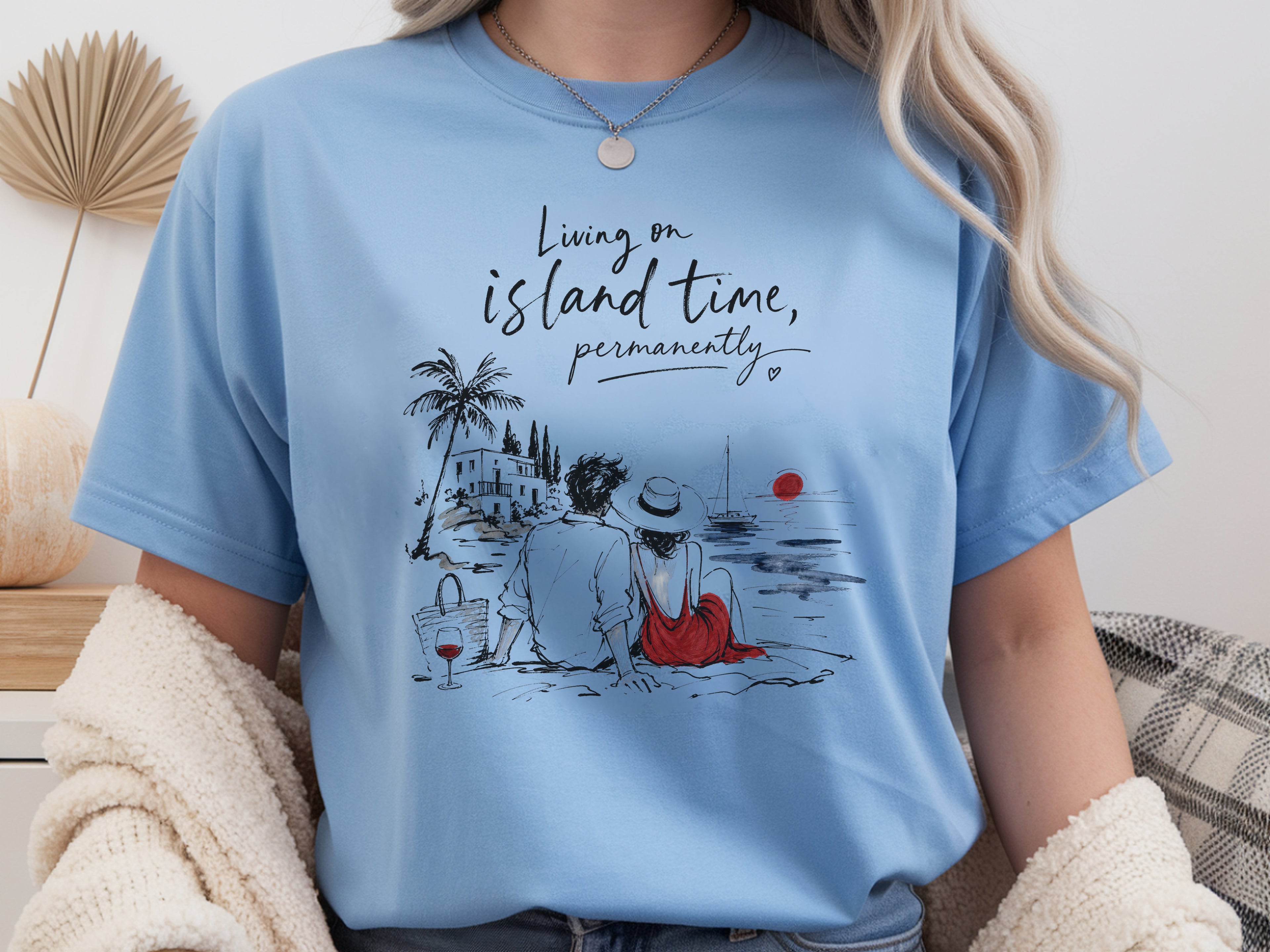 Mediterranean Coastal Beach Shirt