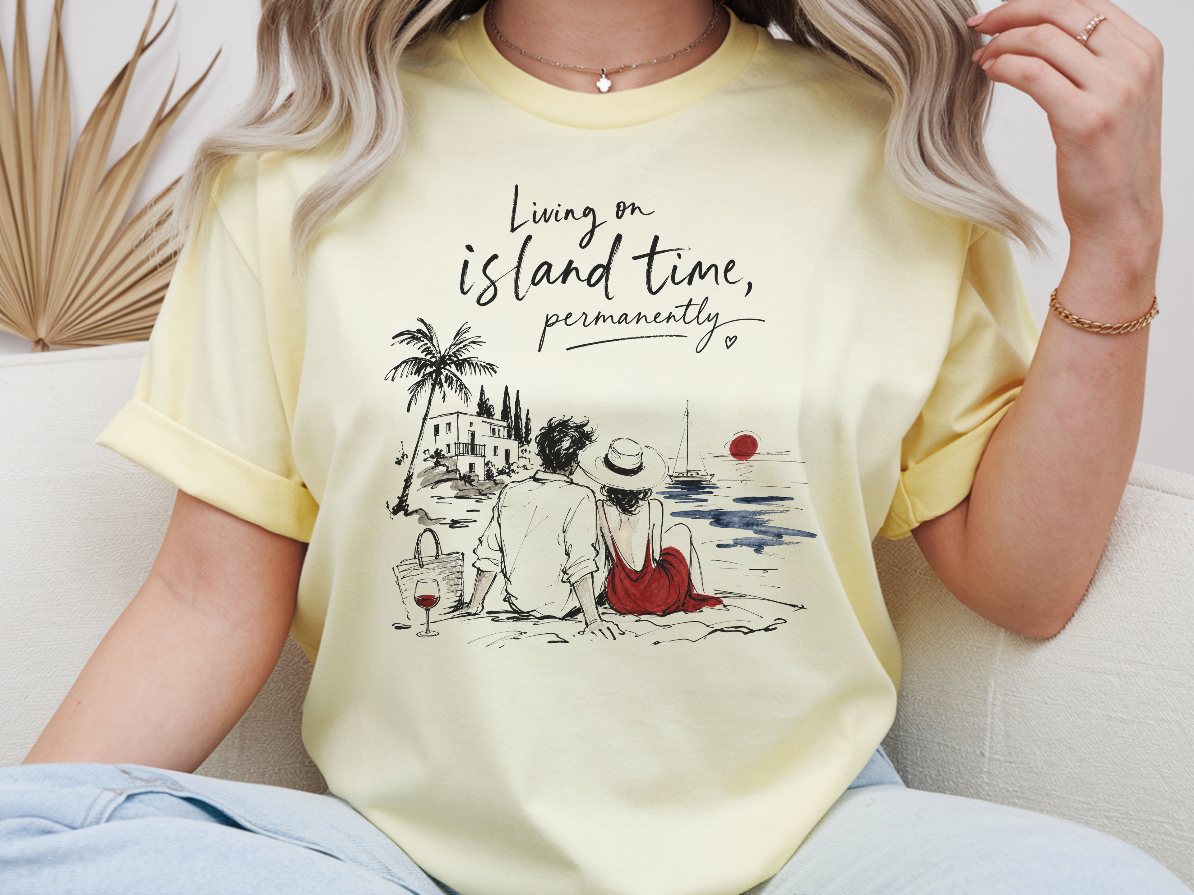 Mediterranean Coastal Beach Shirt