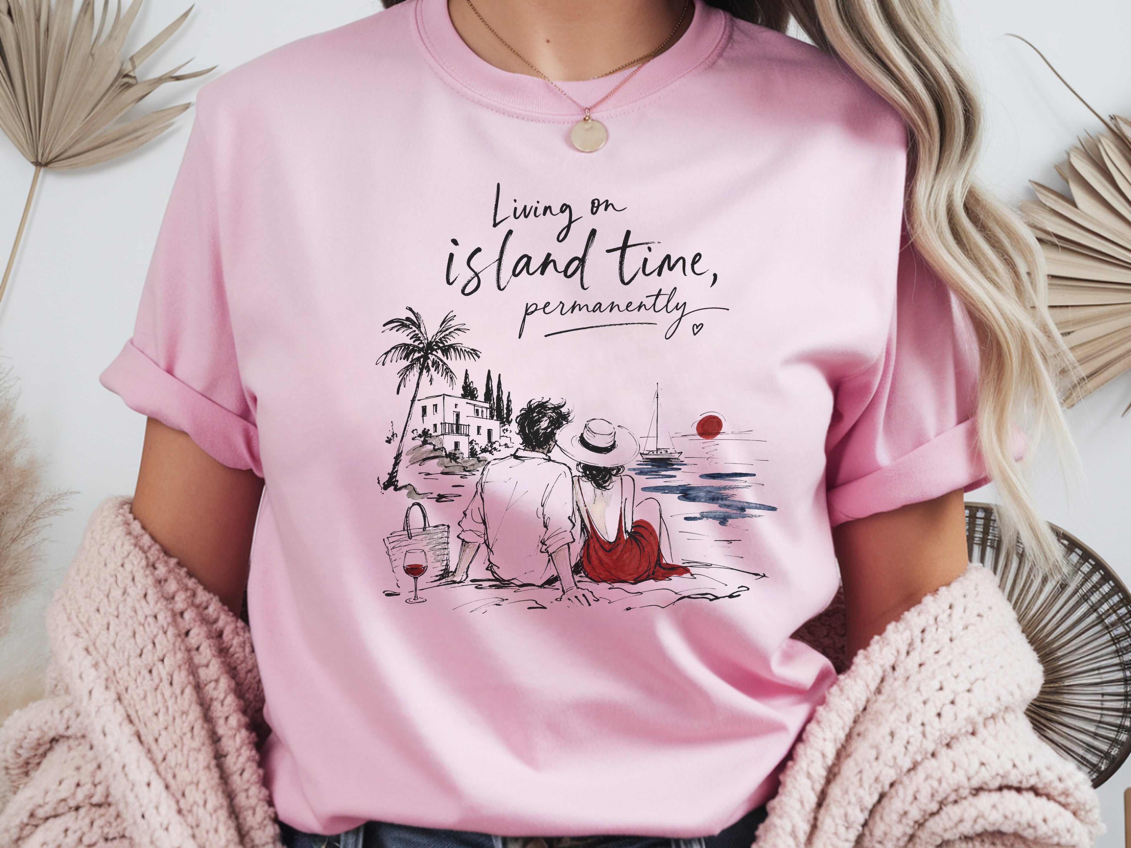 Mediterranean Coastal Beach Shirt