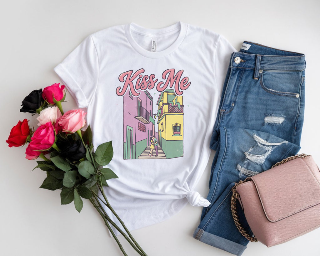 Minimalist Balcony Kiss Shirt