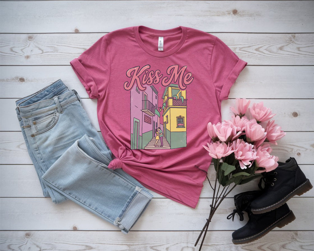 Minimalist Balcony Kiss Shirt