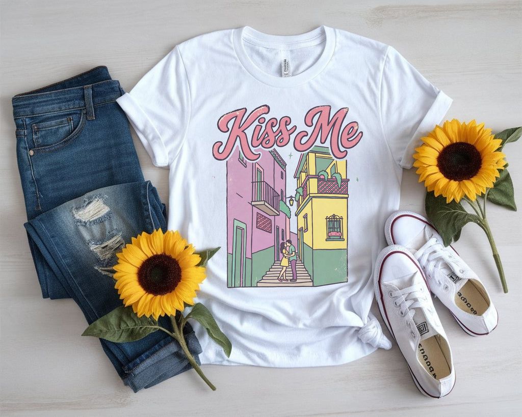 Minimalist Balcony Kiss Shirt