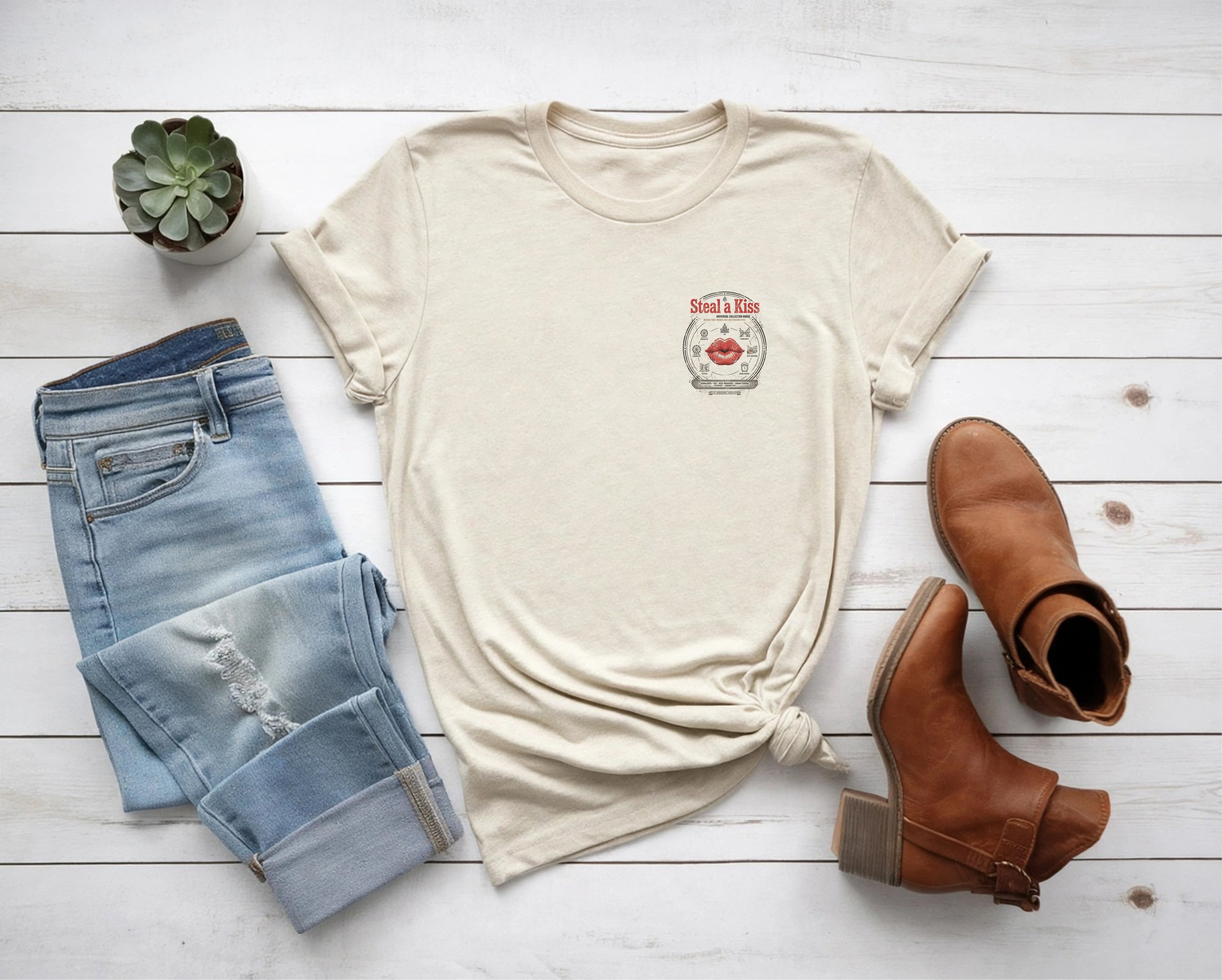 Cute Steal a Kiss Tee