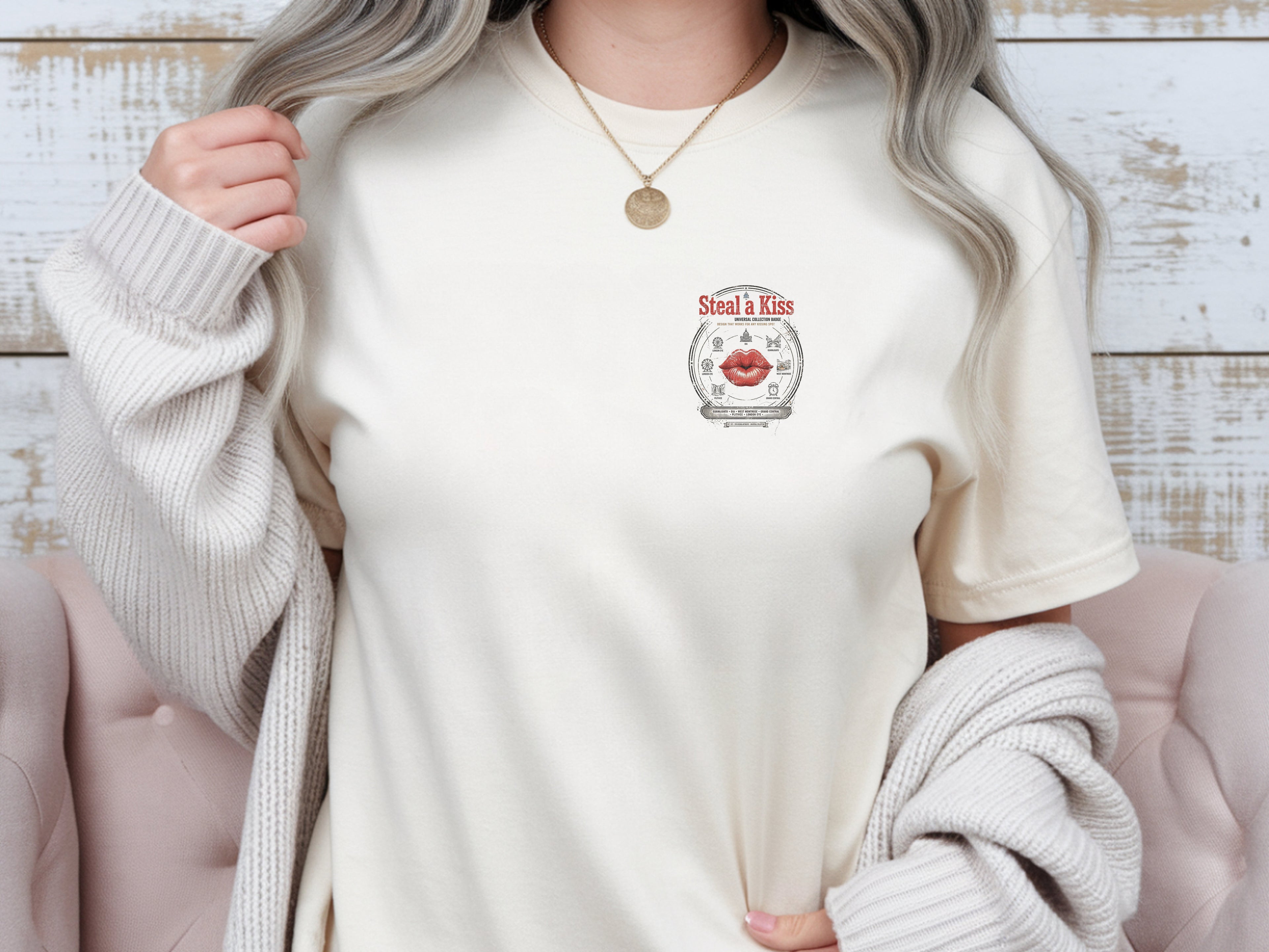Cute Steal a Kiss Tee
