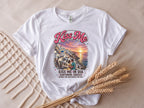 Romantic Santorini Greece Sunset Tee
