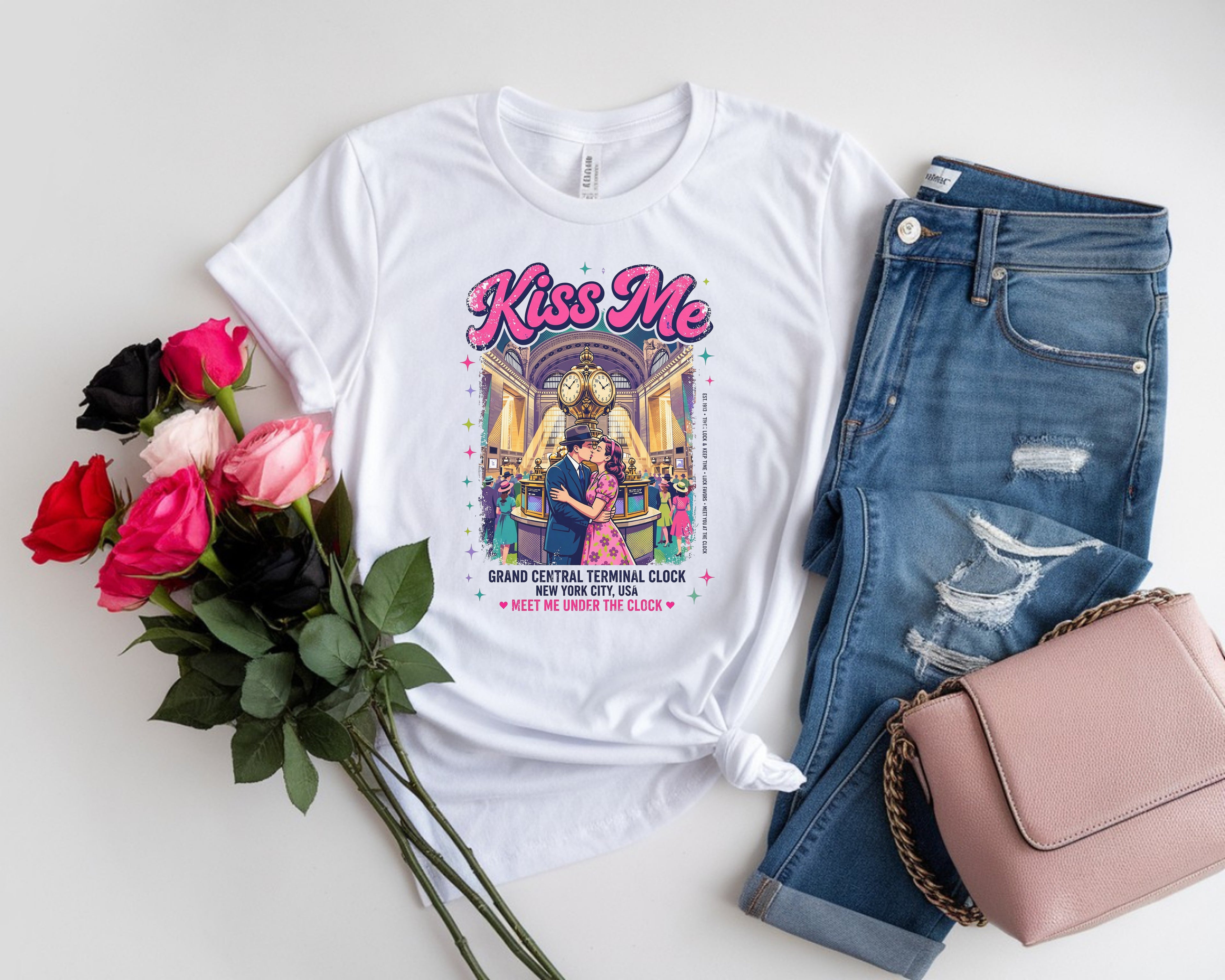Grand NYC Central Terminal Clock Shirt