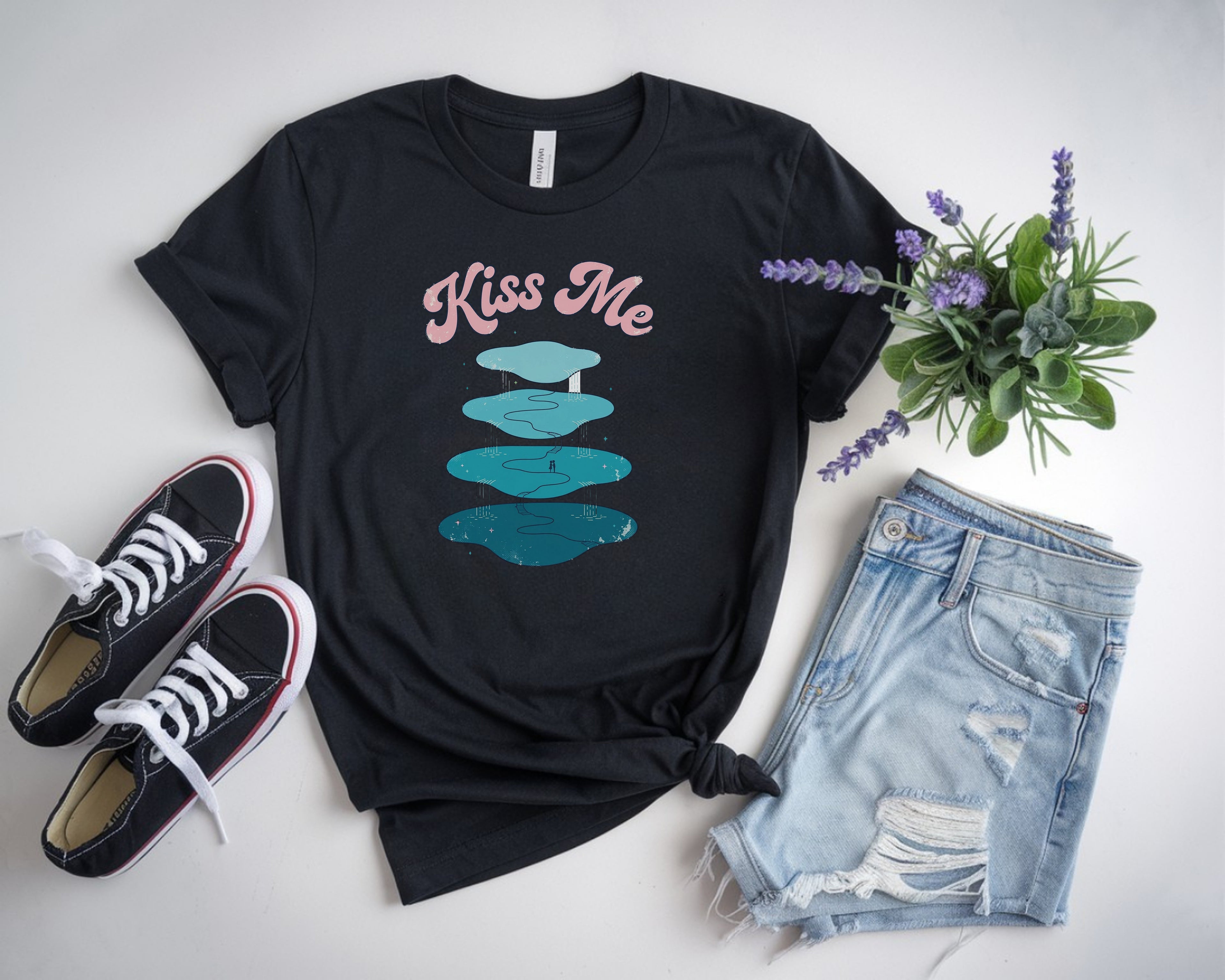 Steal a Kiss Blue Lagoon Shirt