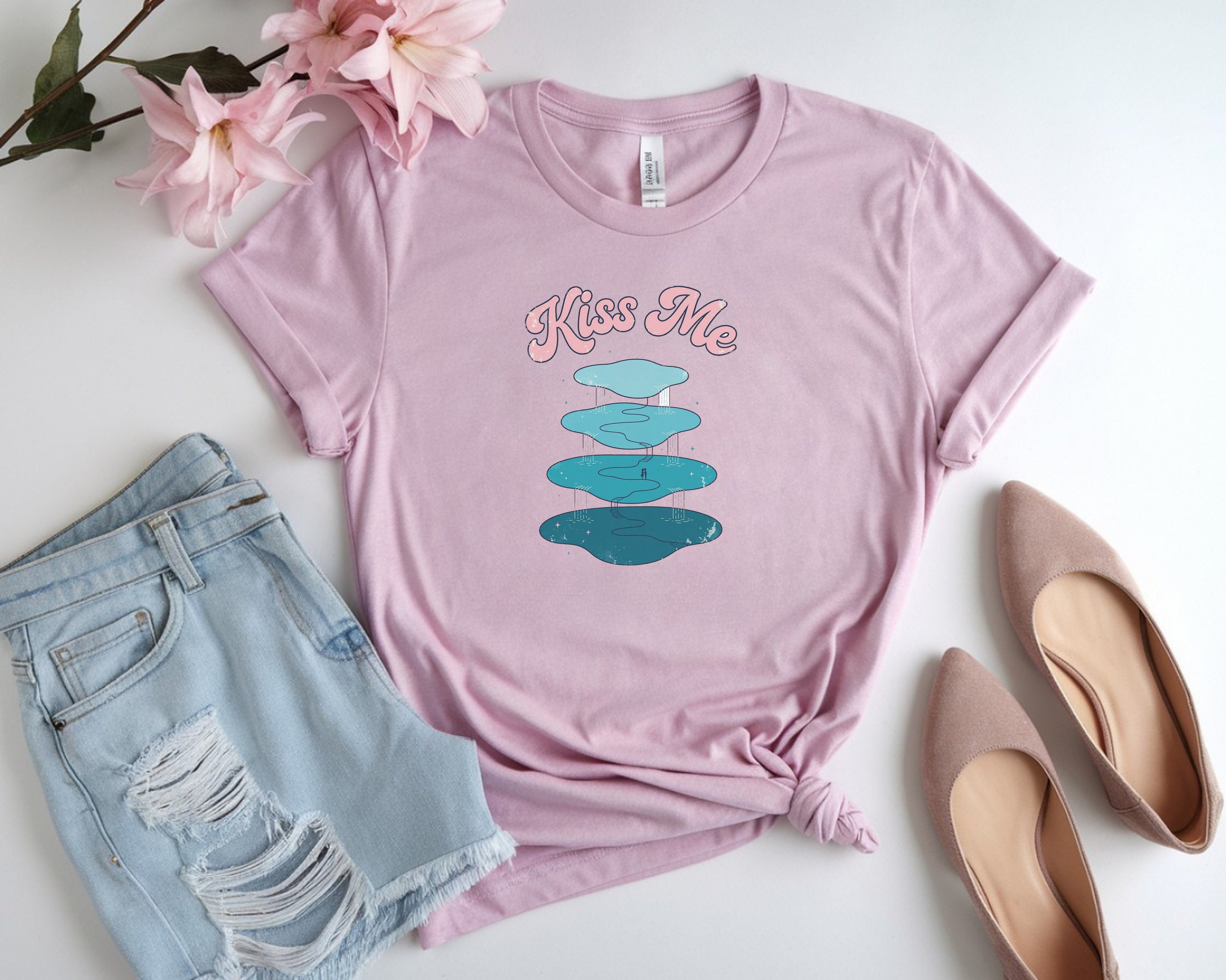Steal a Kiss Blue Lagoon Shirt