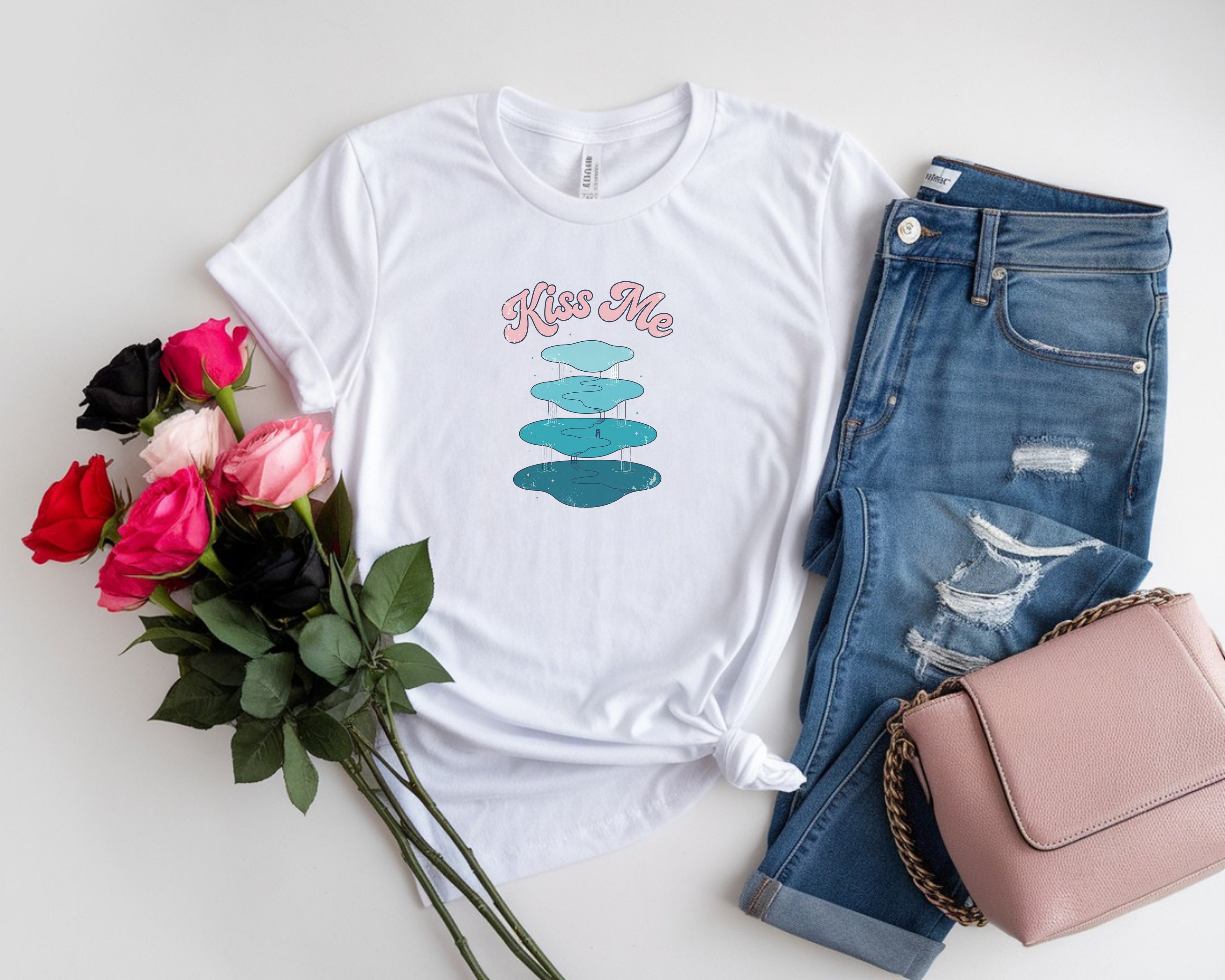 Steal a Kiss Blue Lagoon Shirt