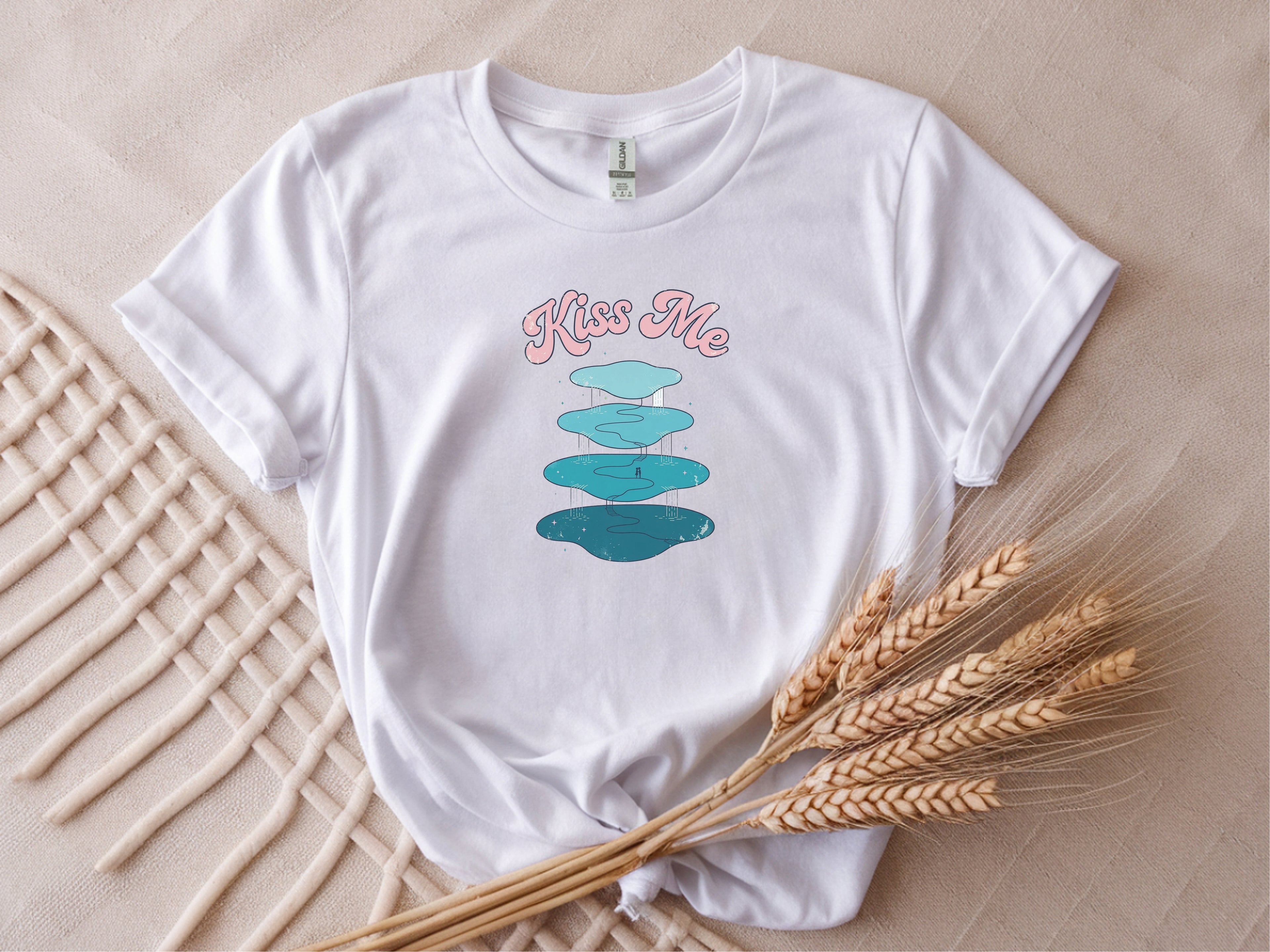Steal a Kiss Blue Lagoon Shirt