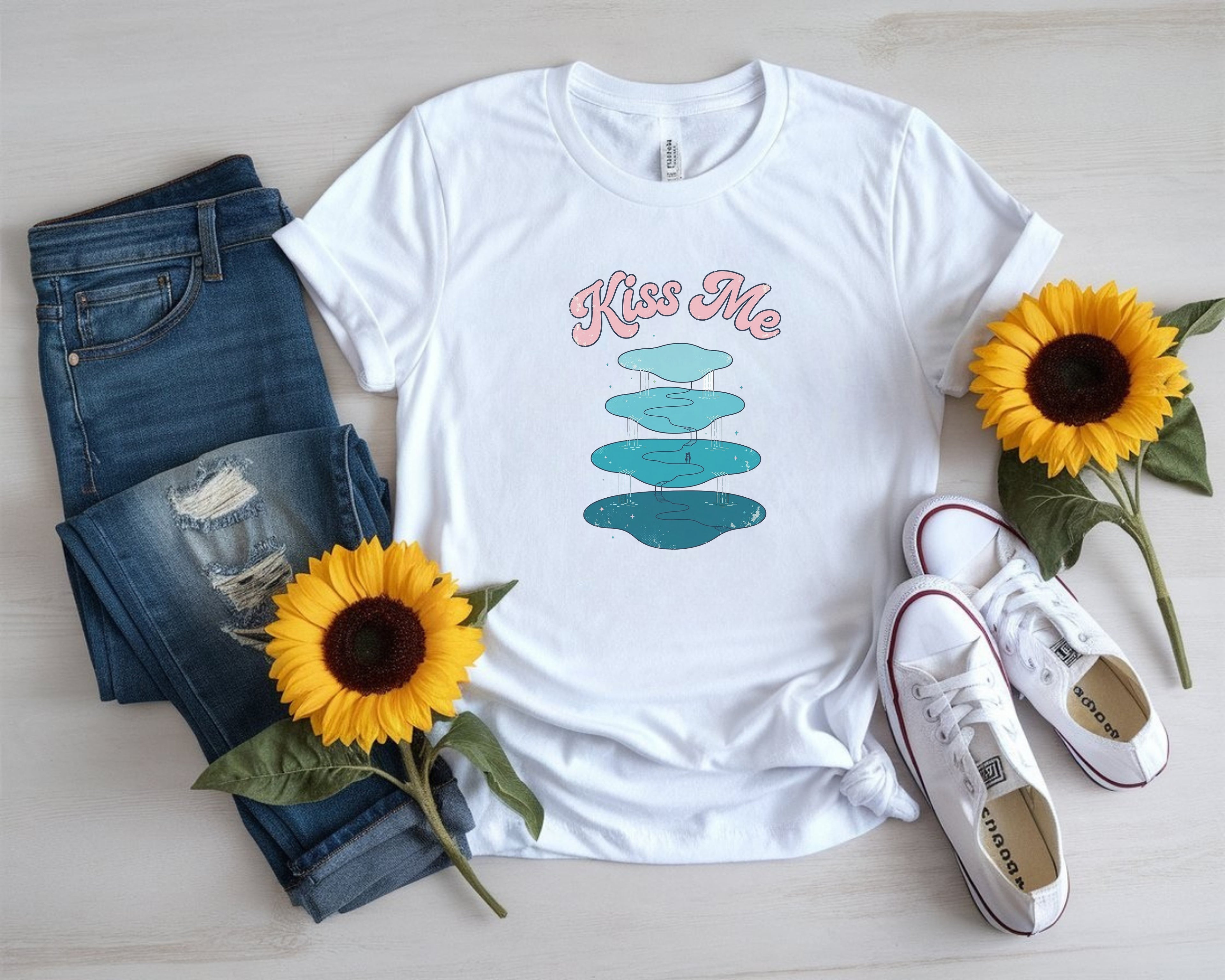 Steal a Kiss Blue Lagoon Shirt